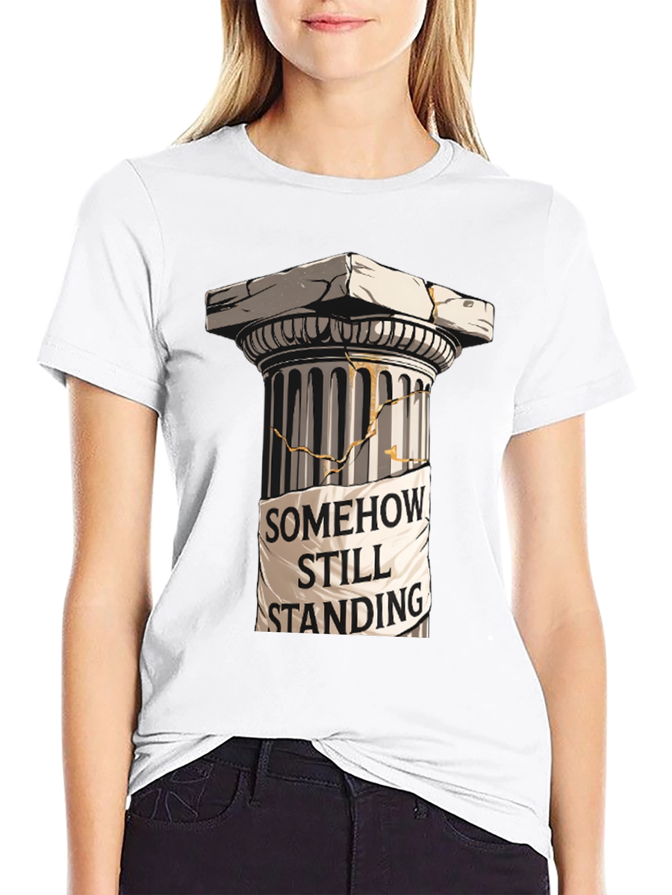 Somehow Still Standing Graphic Tee