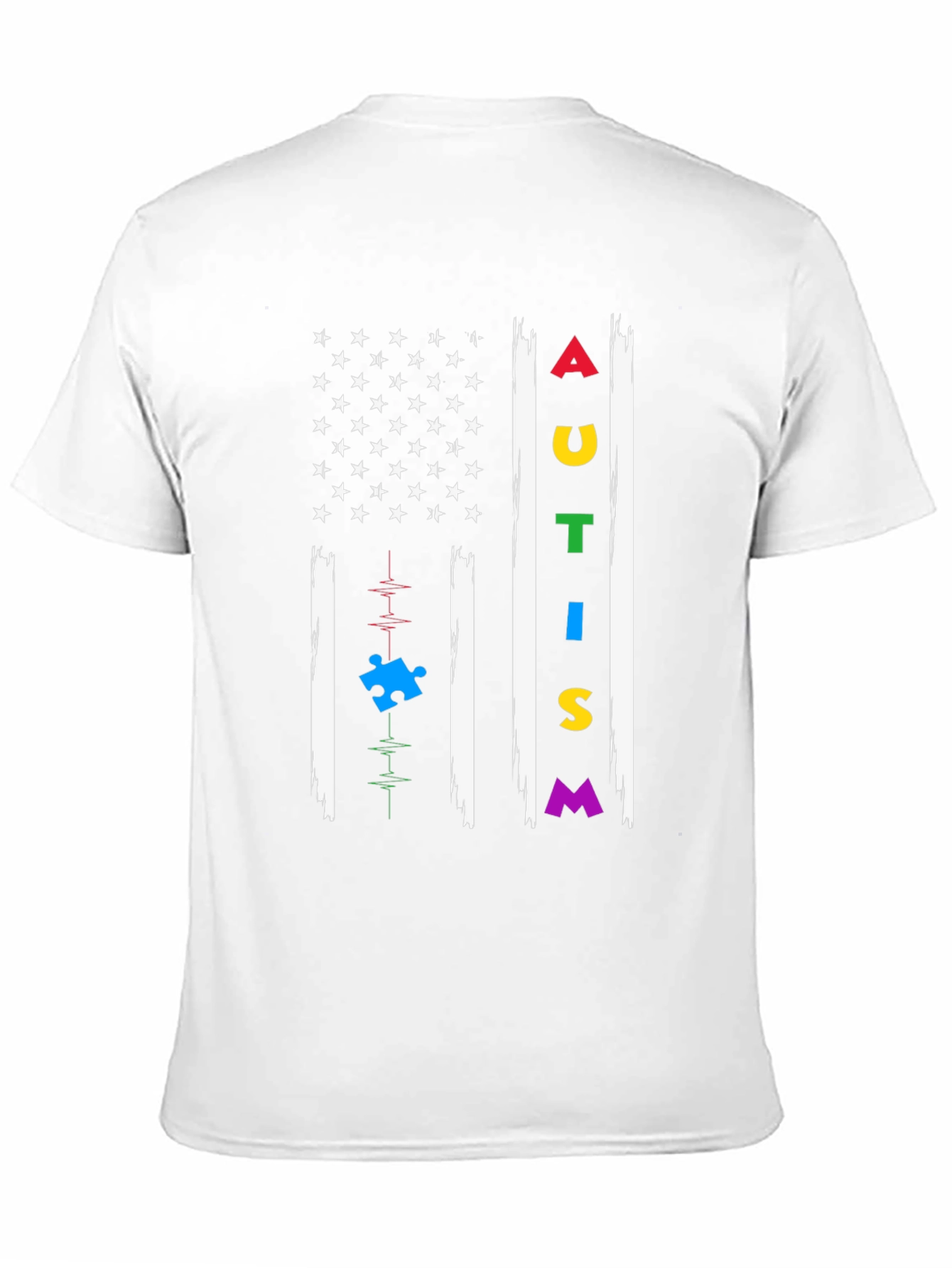 Autism Awareness Flag T-Shirt
