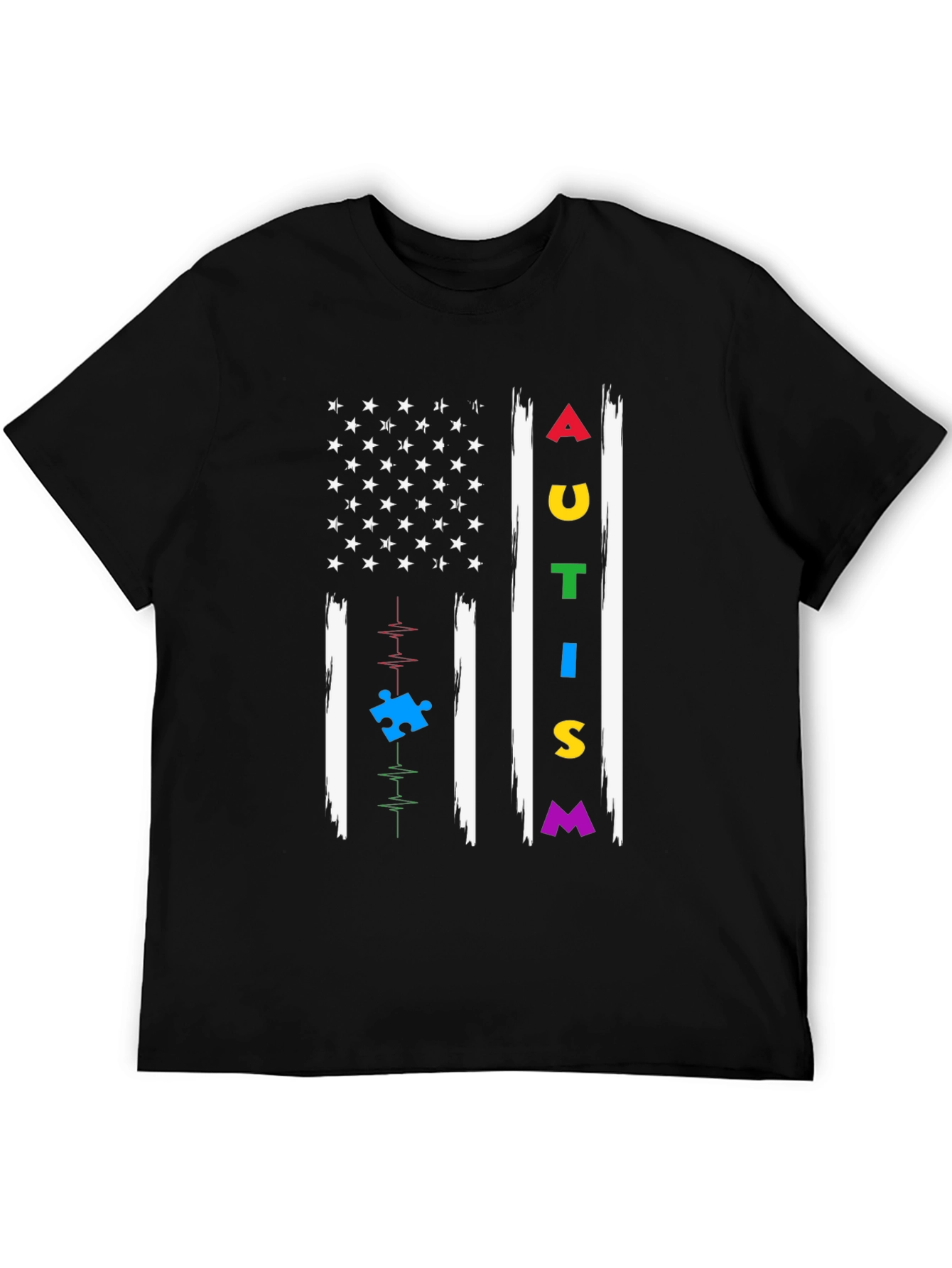 Autism Awareness Flag T-Shirt