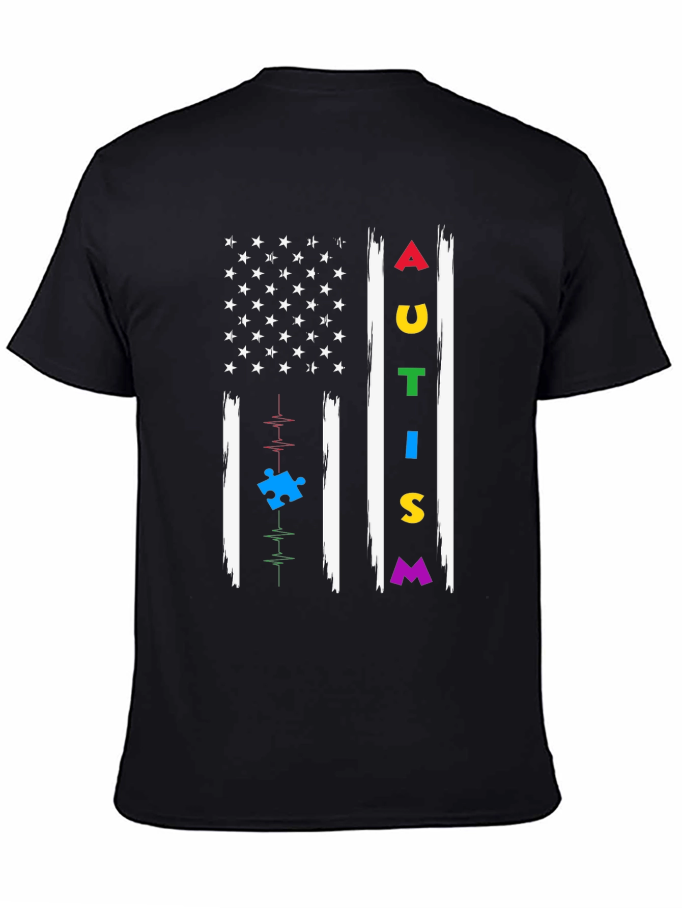 Autism Awareness Flag T-Shirt
