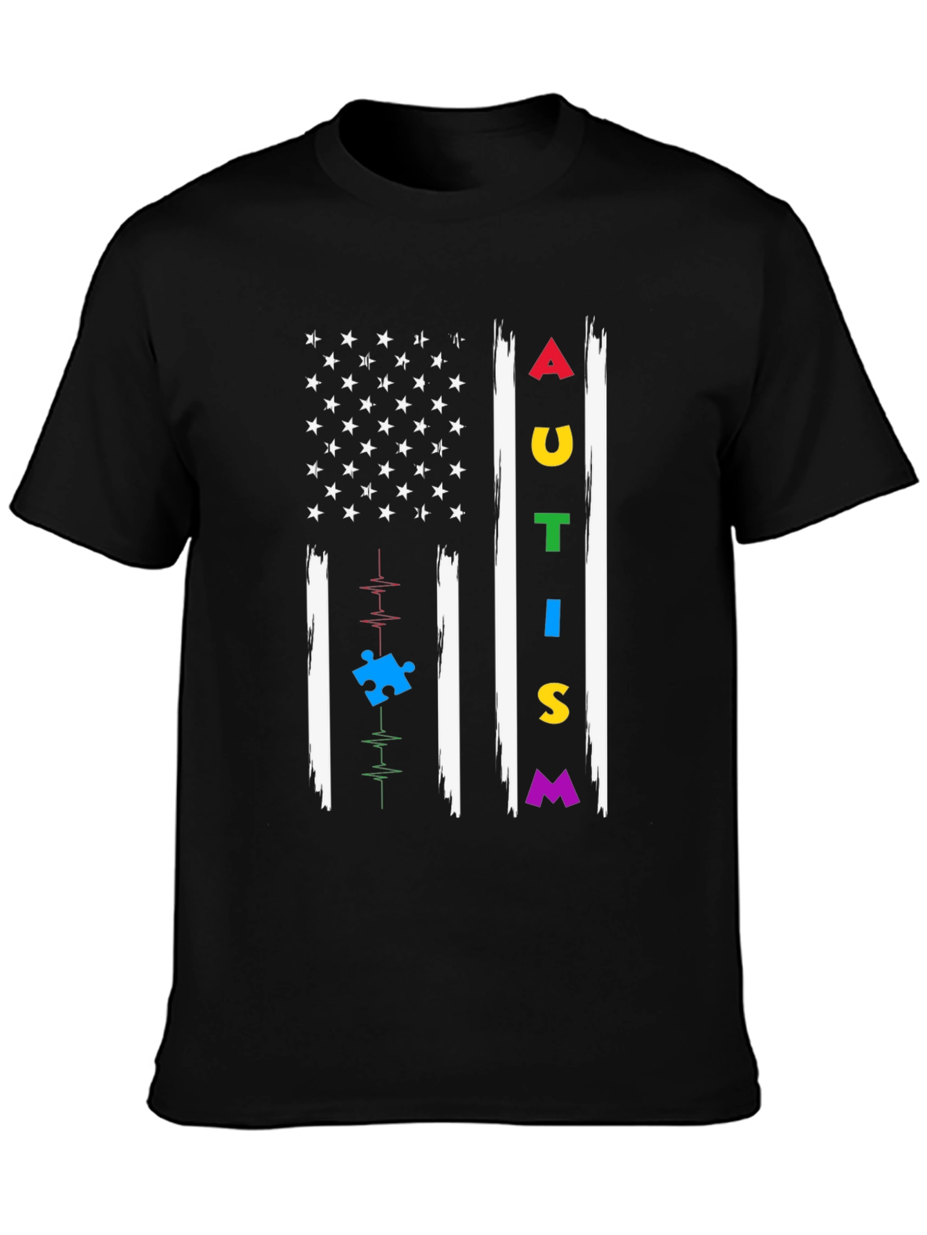Autism Awareness Flag T-Shirt