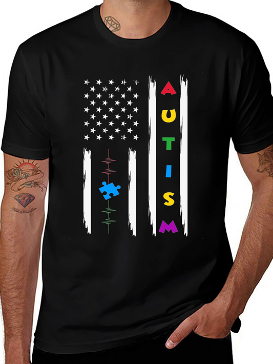 Autism Awareness Flag T-Shirt