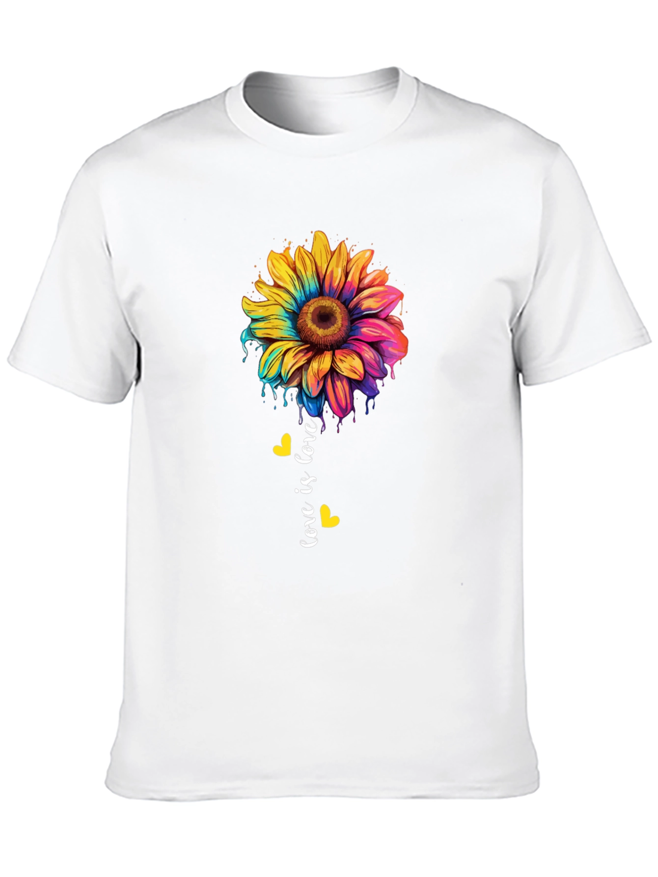 Love Is Love Sunflower Graphic Tee