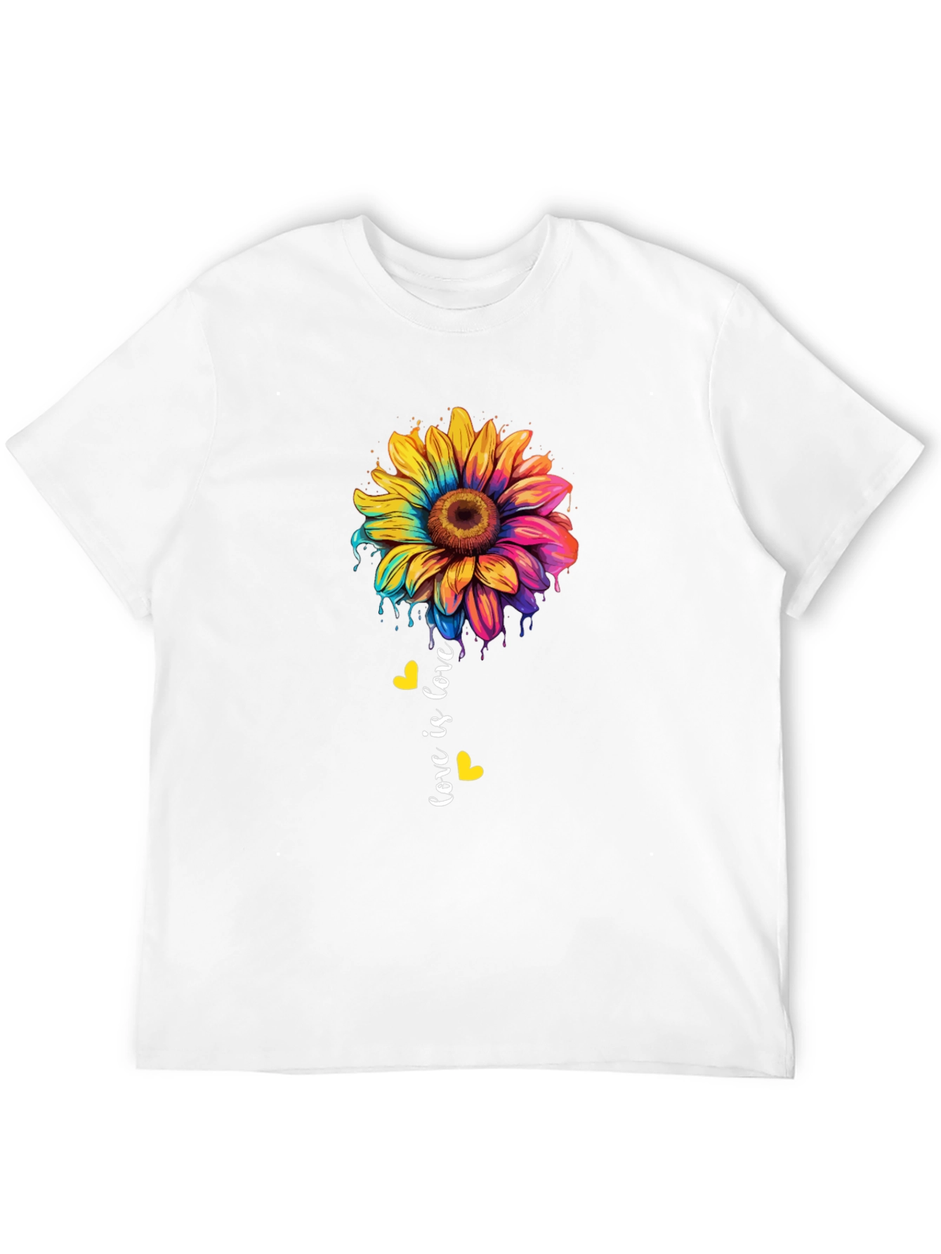Love Is Love Sunflower Graphic Tee