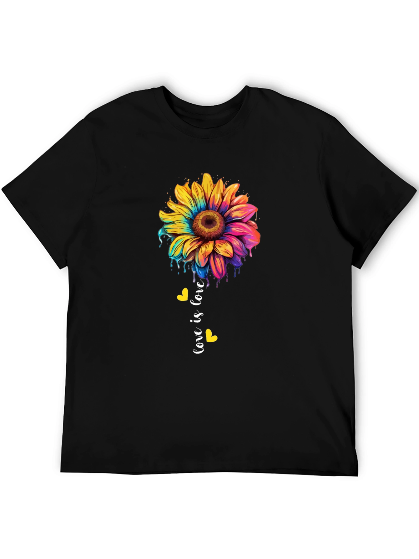 Love Is Love Sunflower Graphic Tee