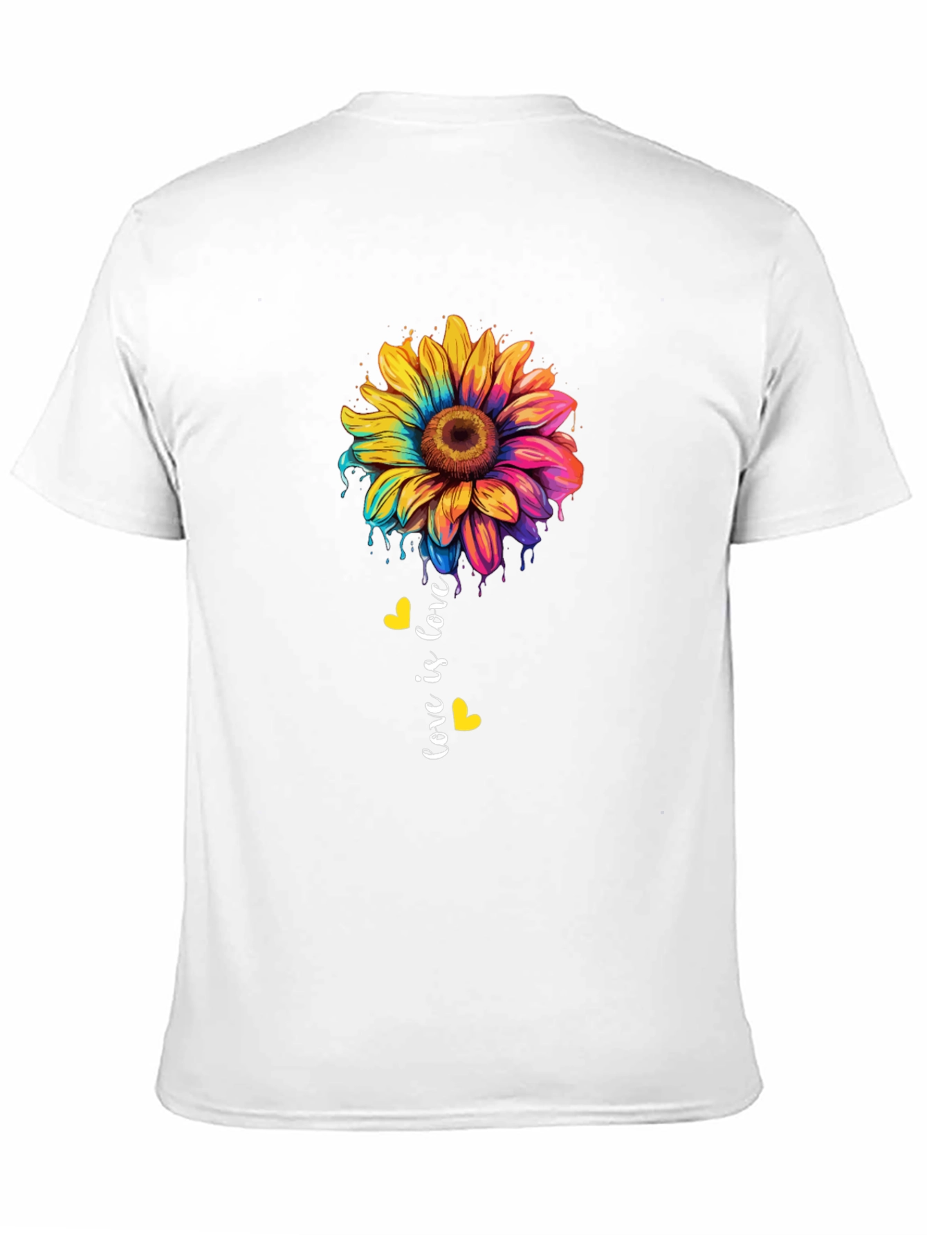 Love Is Love Sunflower Graphic Tee