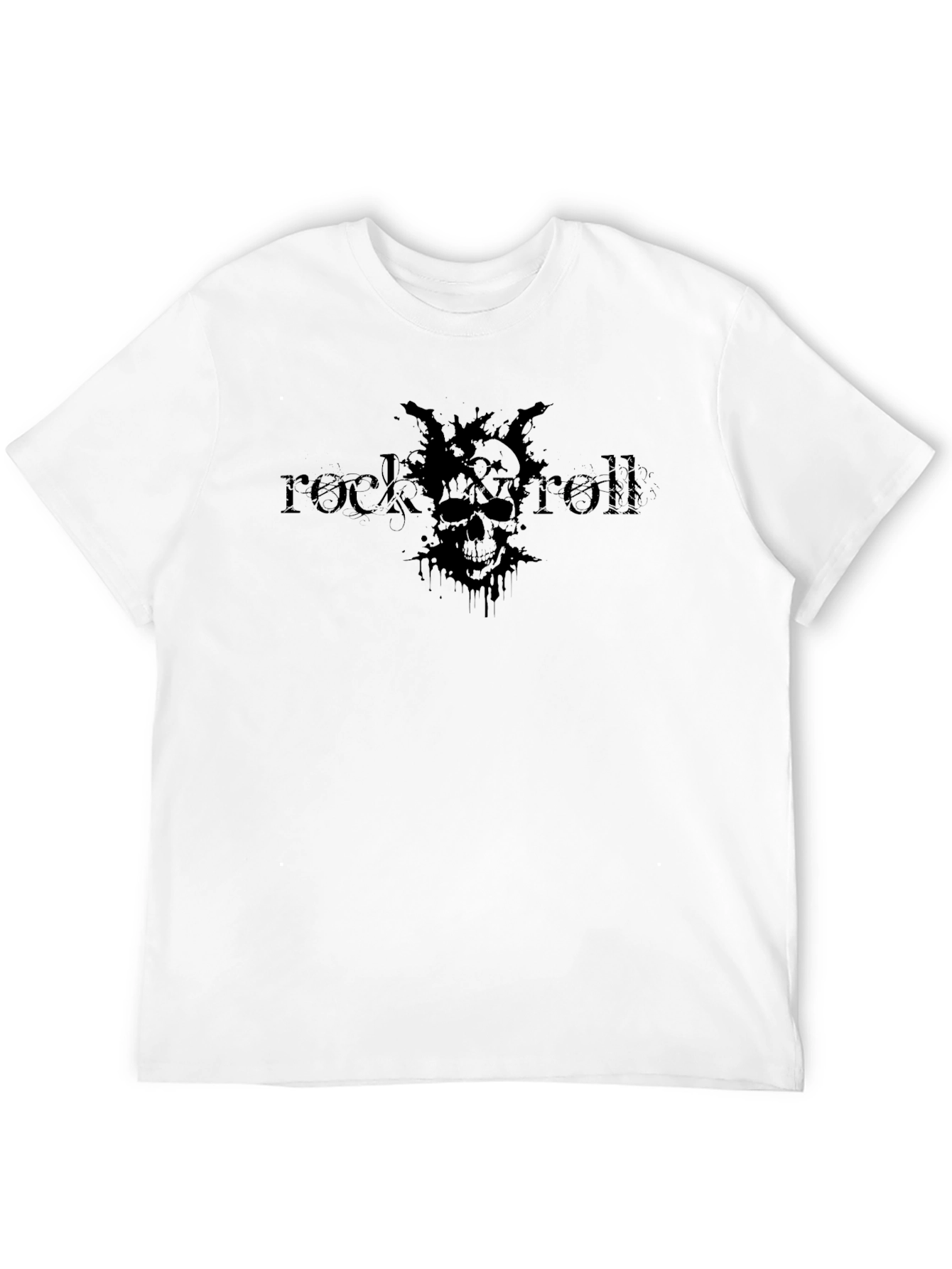 Rock & Roll Skull Graphic Tee
