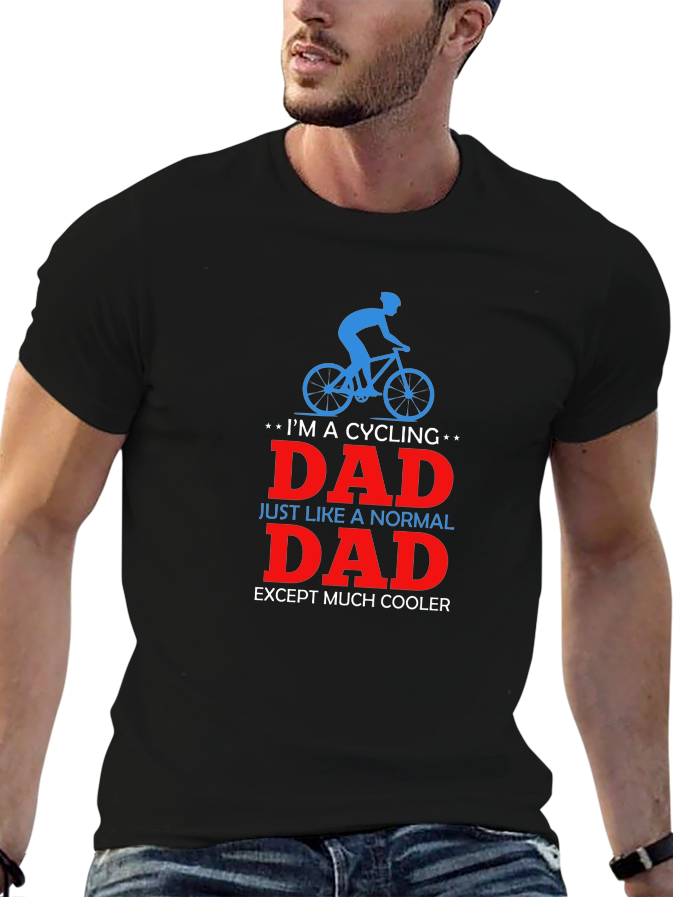 Cycling Dad T-Shirt - Cool Fathers Day Gift