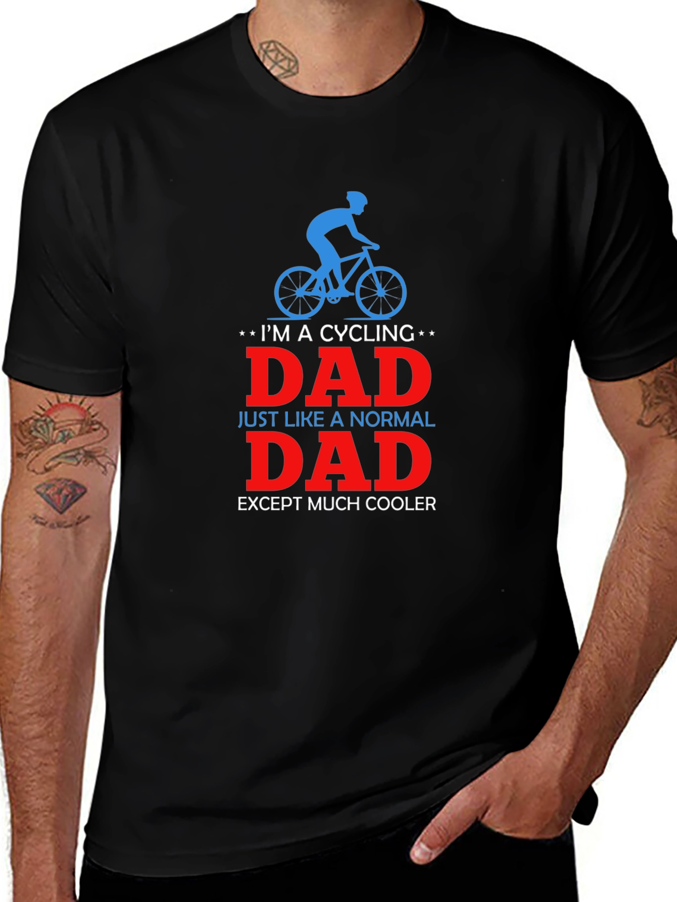 Cycling Dad T-Shirt - Cool Fathers Day Gift