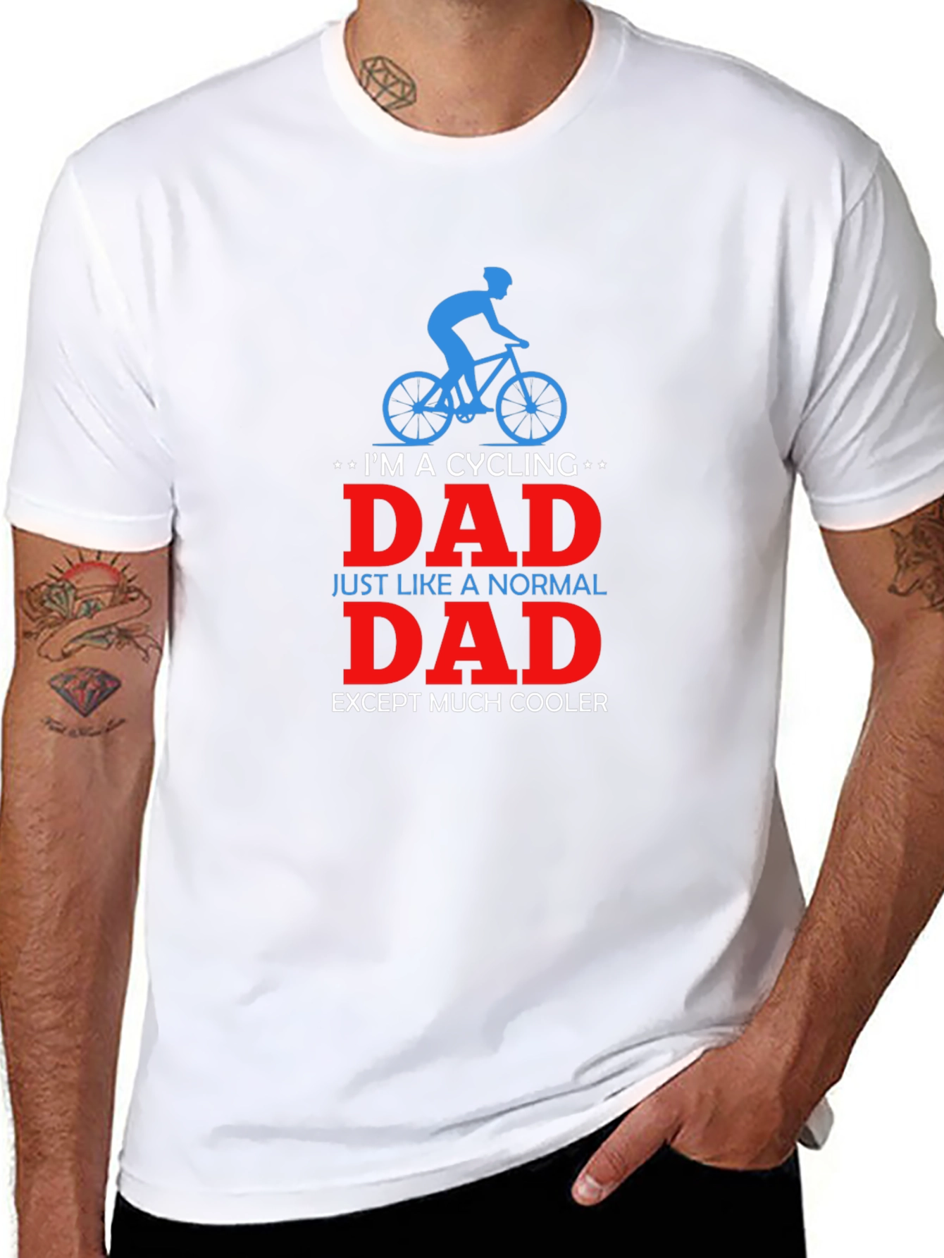 Cycling Dad T-Shirt - Cool Fathers Day Gift