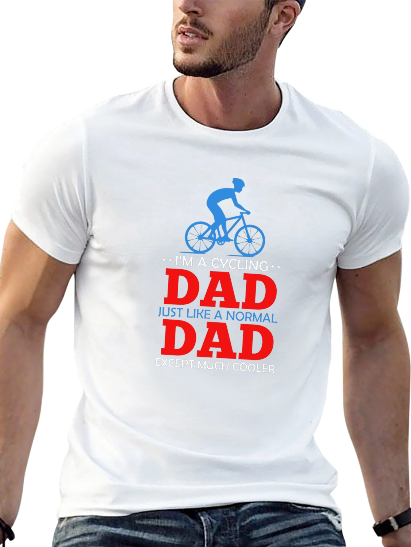 Cycling Dad T-Shirt - Cool Fathers Day Gift