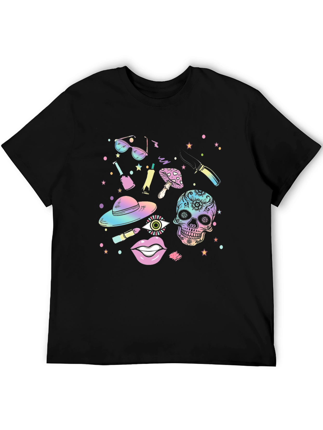 Psychedelic Rainbow Graphic T-Shirt