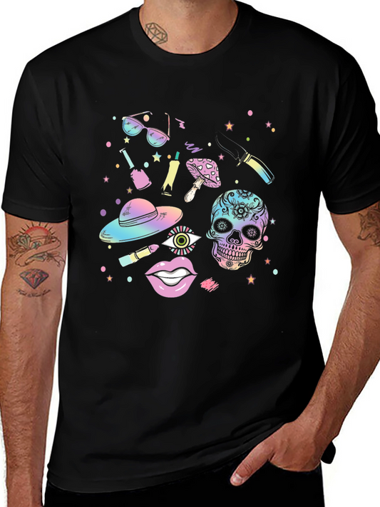 Psychedelic Rainbow Graphic T-Shirt