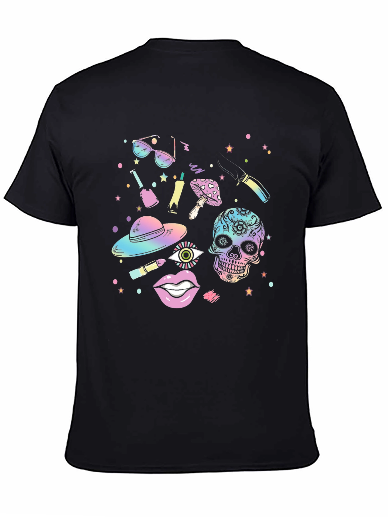 Psychedelic Rainbow Graphic T-Shirt