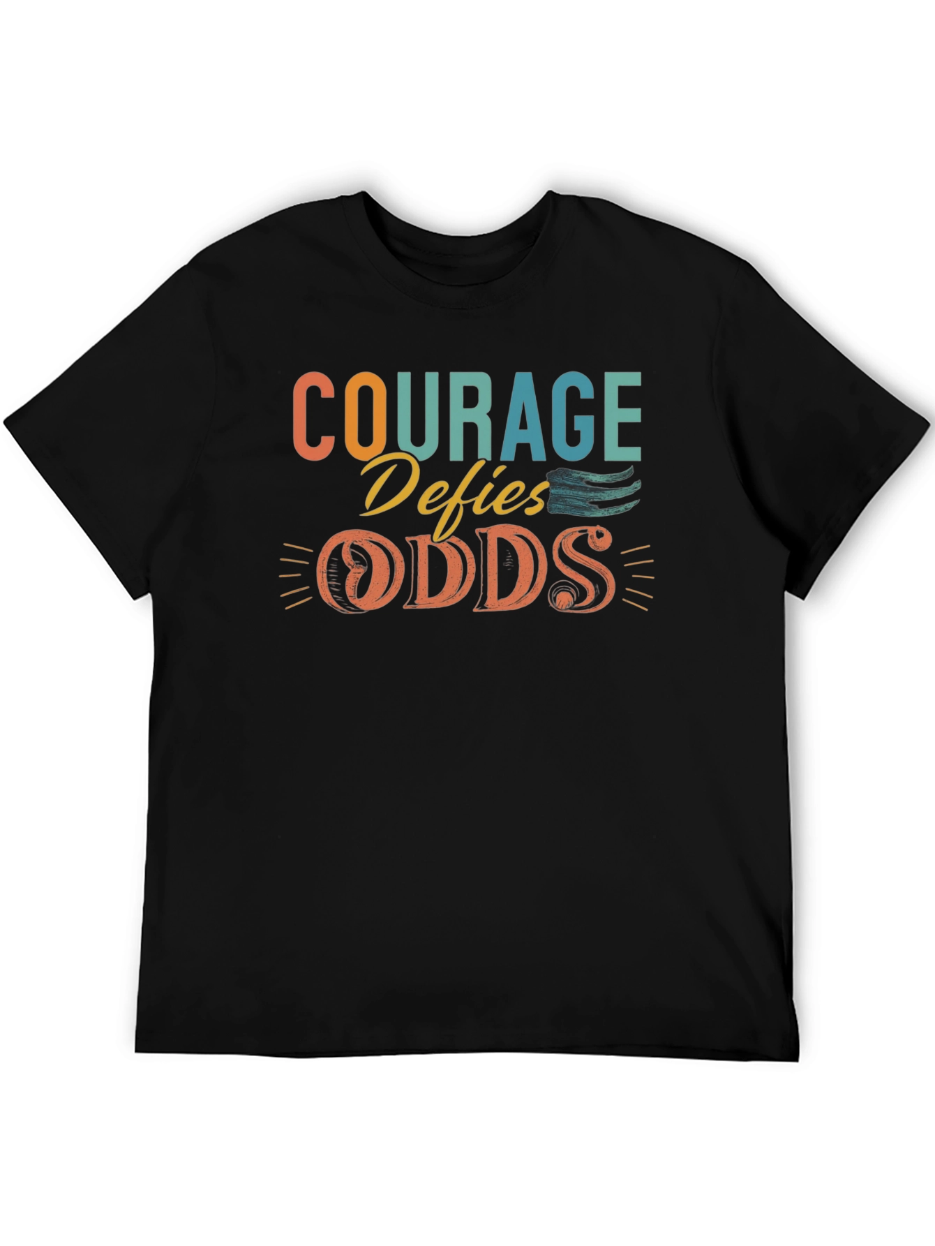 Courage Defies Odds Graphic Tee