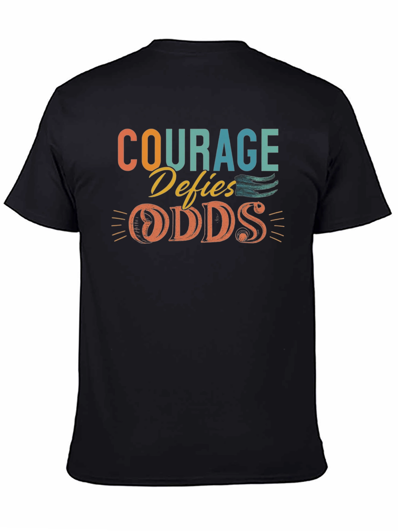 Courage Defies Odds Graphic Tee