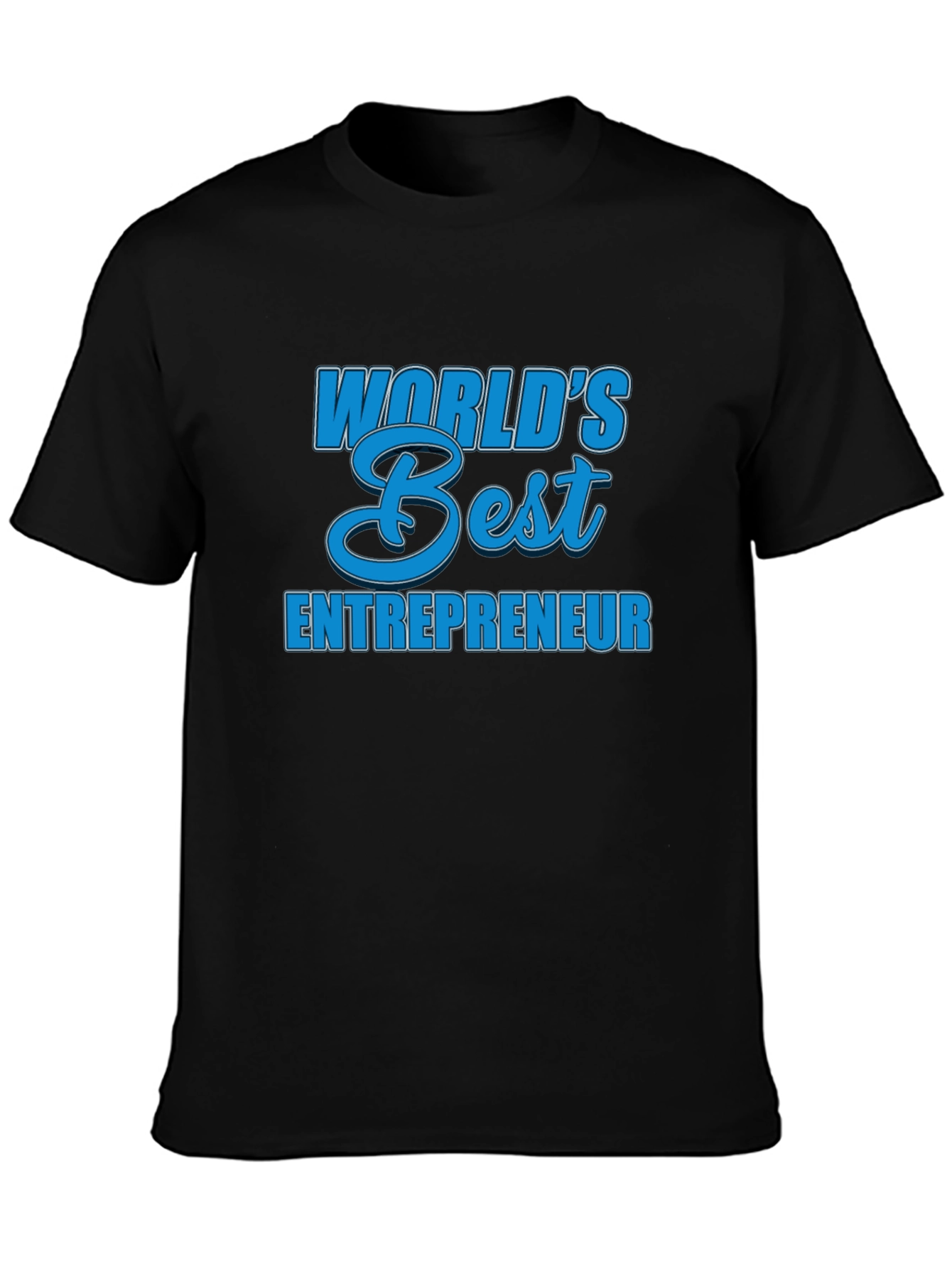Worlds Best Entrepreneur T-Shirt - Black
