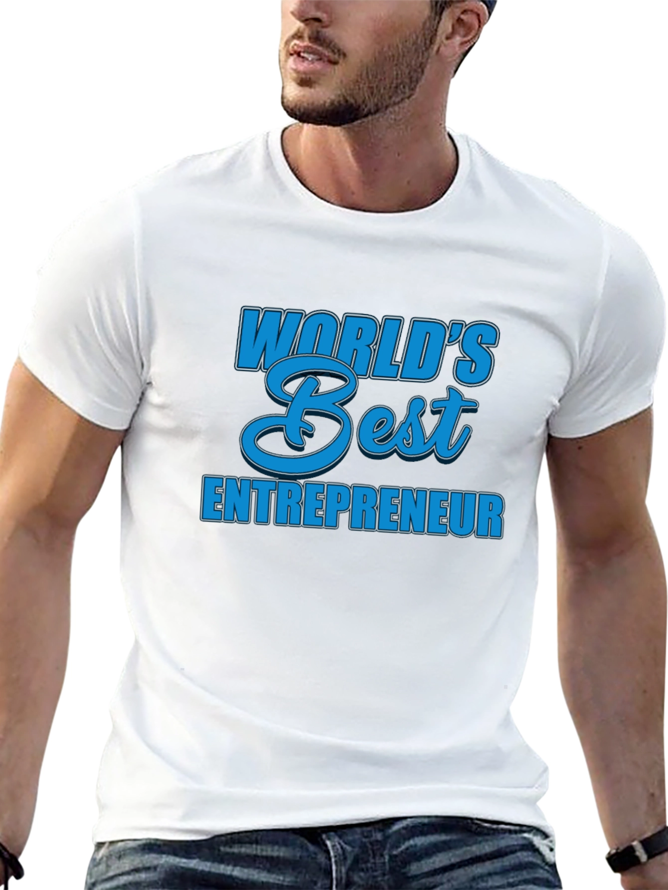 Worlds Best Entrepreneur T-Shirt - Black