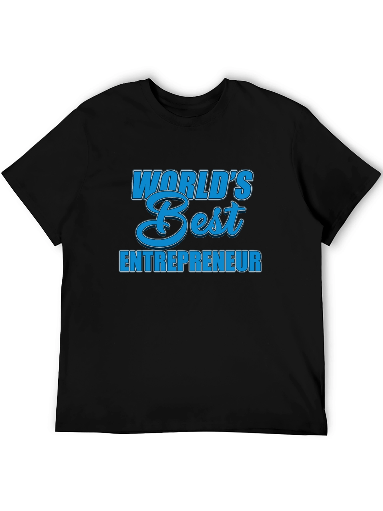 Worlds Best Entrepreneur T-Shirt - Black