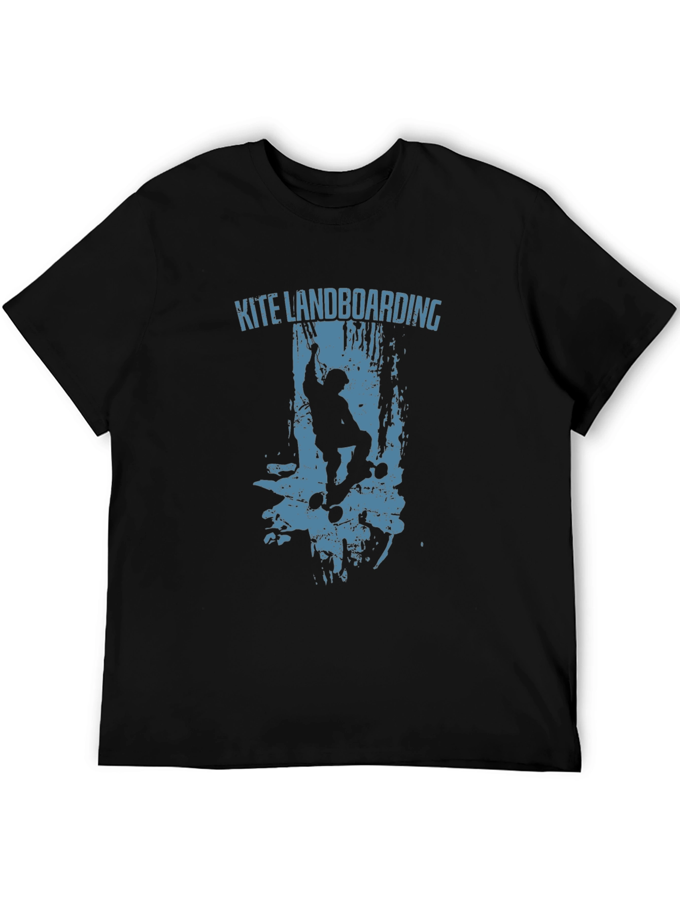 Kite Landboarding Black Graphic Tee