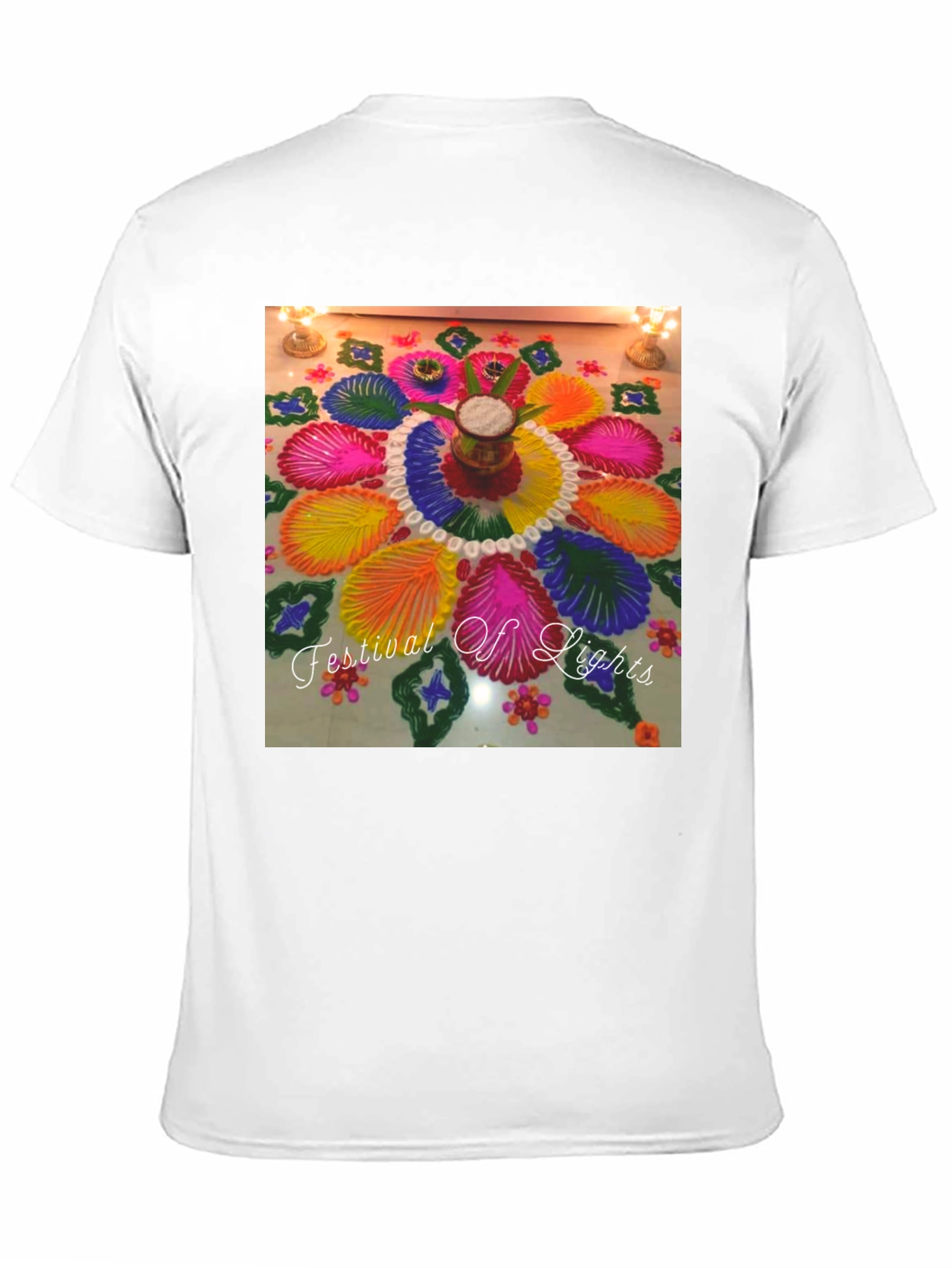 Festival of Lights T-Shirt - Rangoli Art Tee