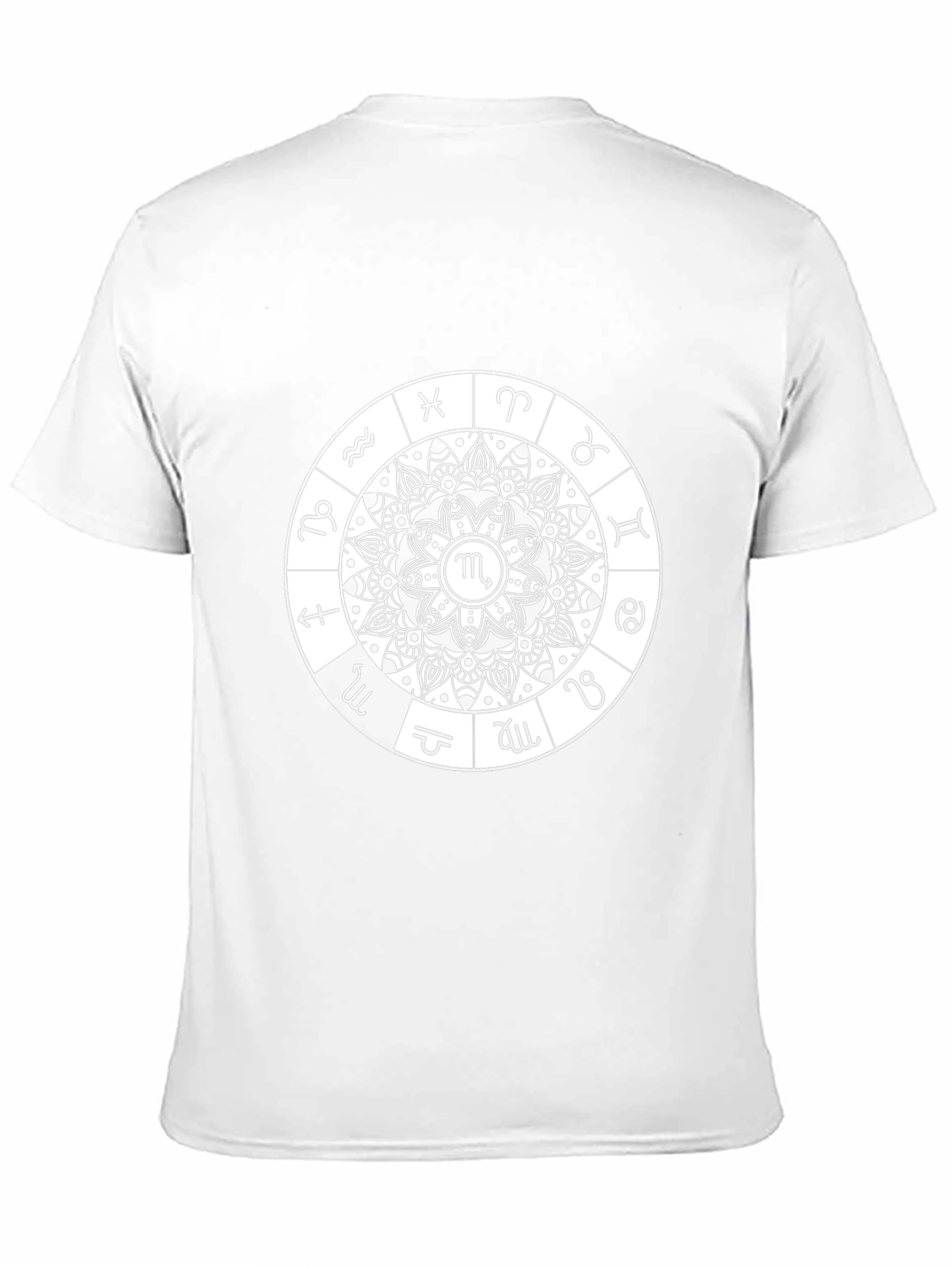 Zodiac Mandala T-Shirt - Stylish Astrology Design