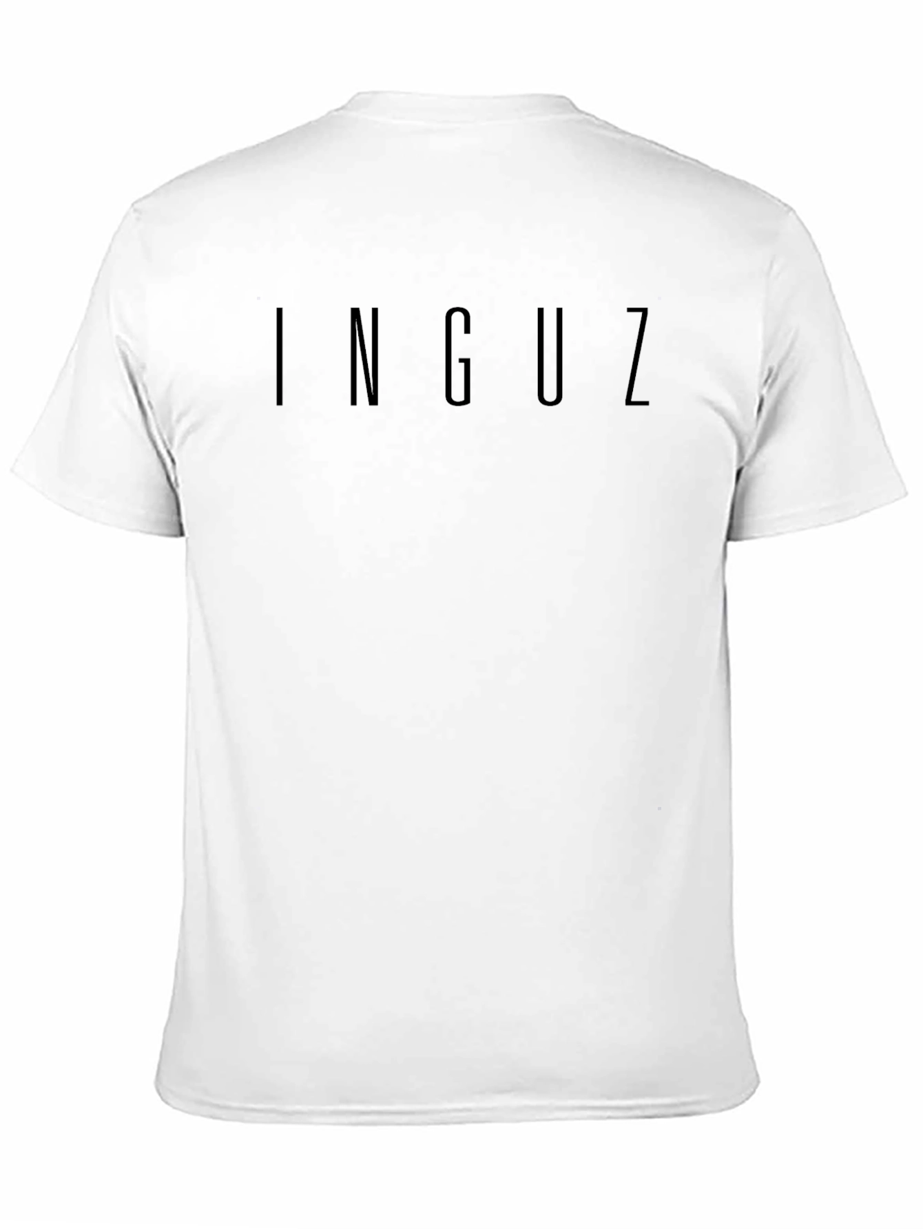INGUZ Black Crew Neck T-Shirt