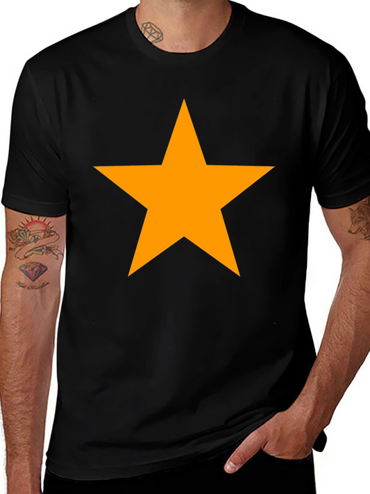 Bold Star Graphic Tee - Classic Black