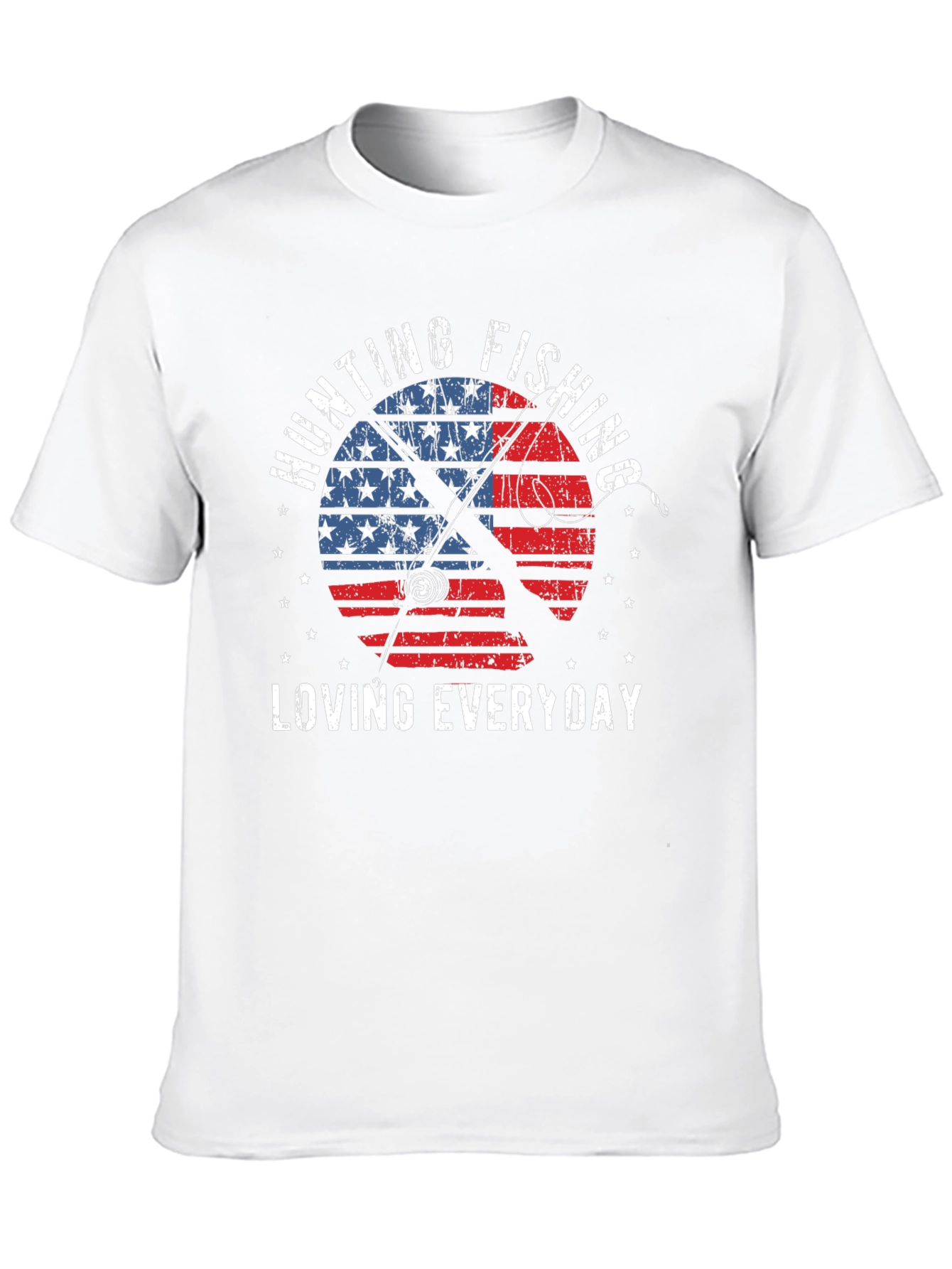 Hunting Fishing Everyday Patriotic T-Shirt
