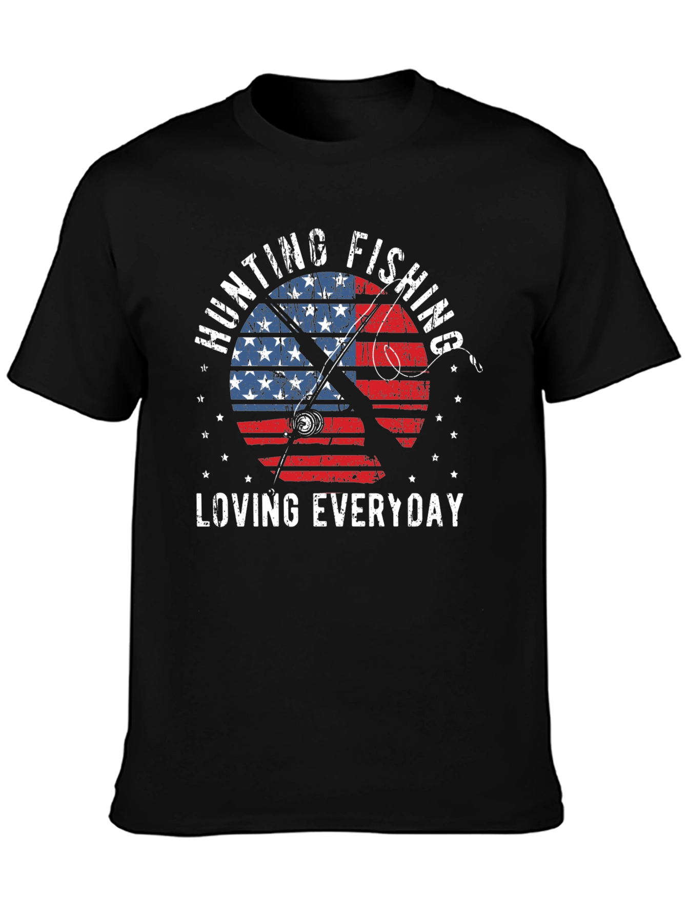 Hunting Fishing Everyday Patriotic T-Shirt