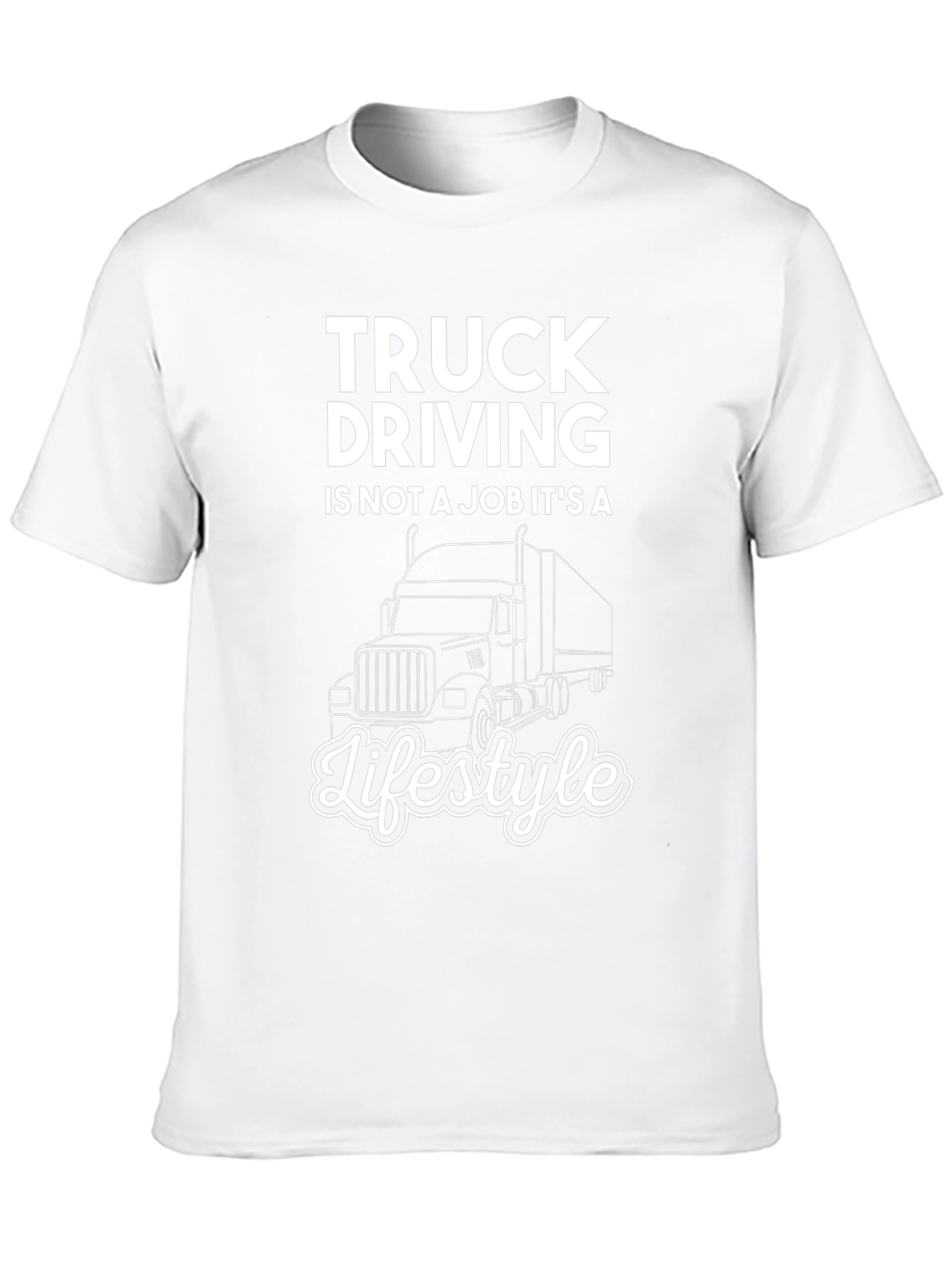 Truck Driving Lifestyle Graphic Tee
