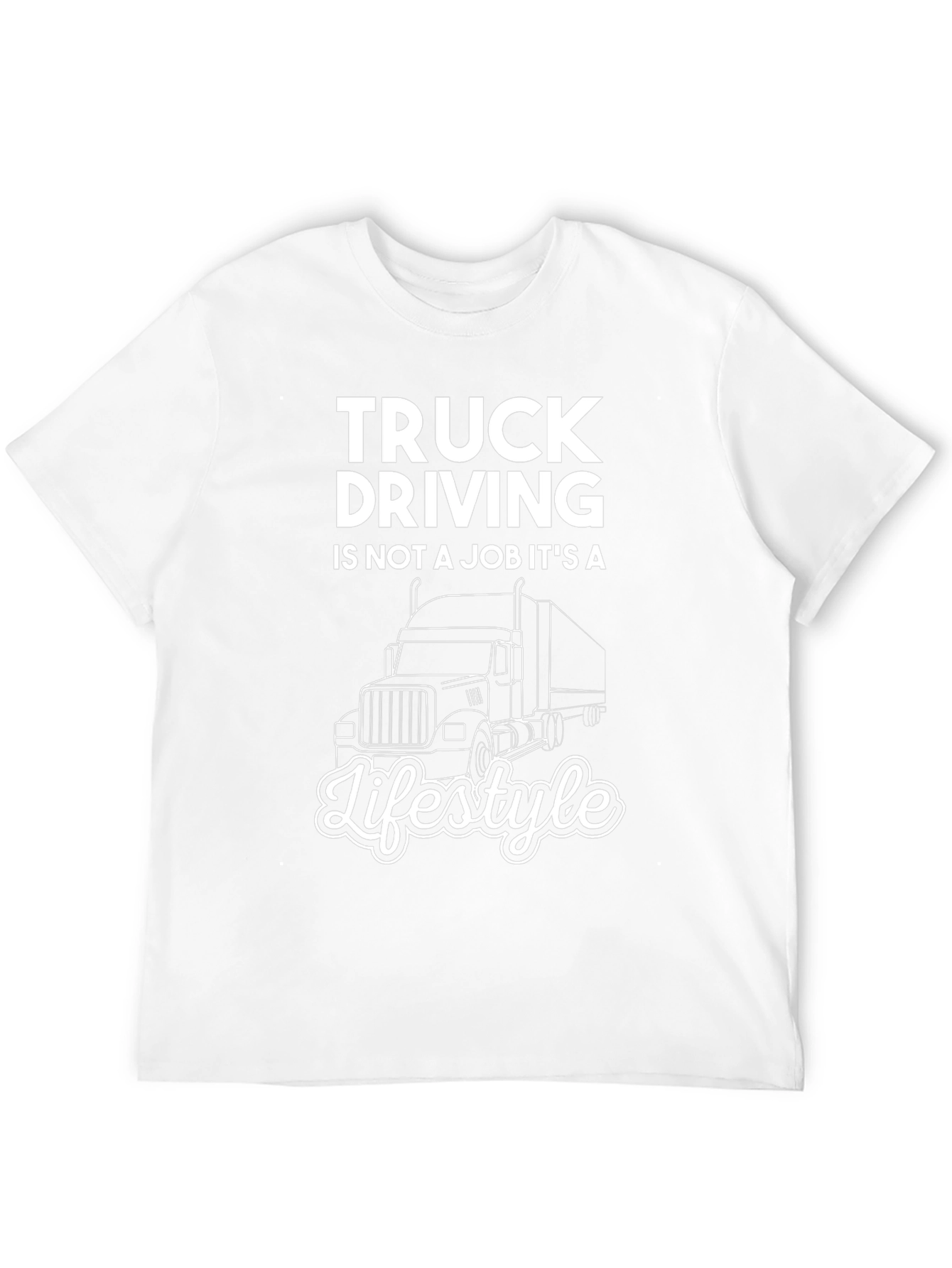 Truck Driving Lifestyle Graphic Tee