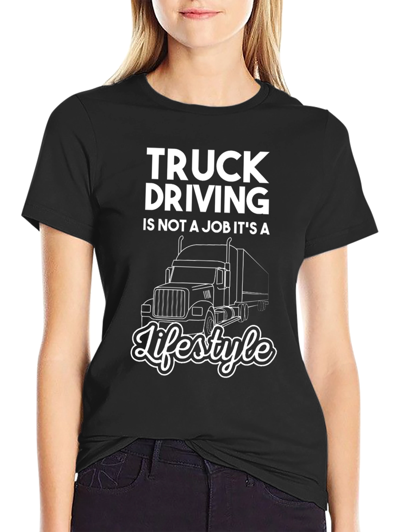 Truck Driving Lifestyle Graphic Tee