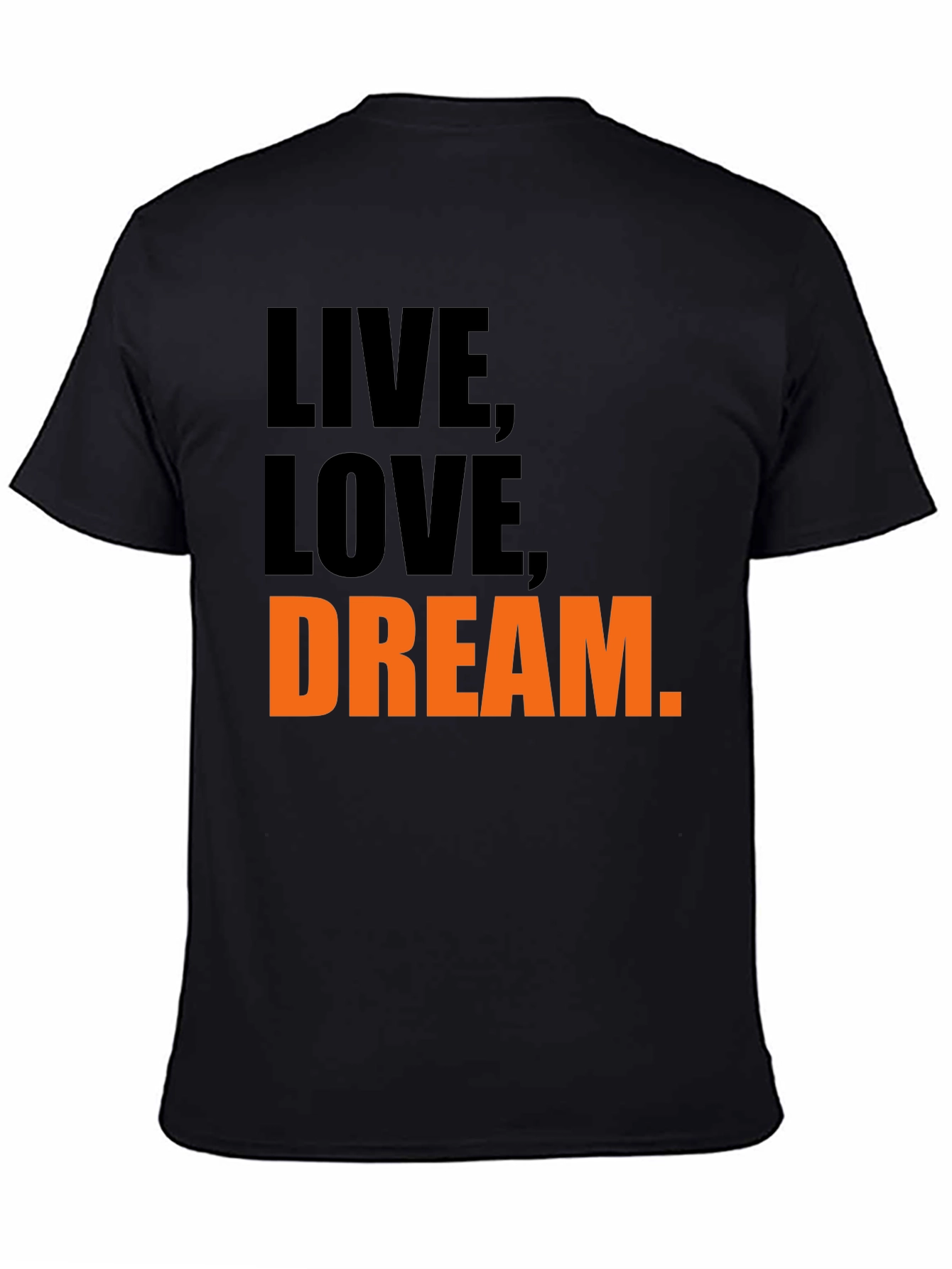 Live Love Dream Graphic Tee - Black
