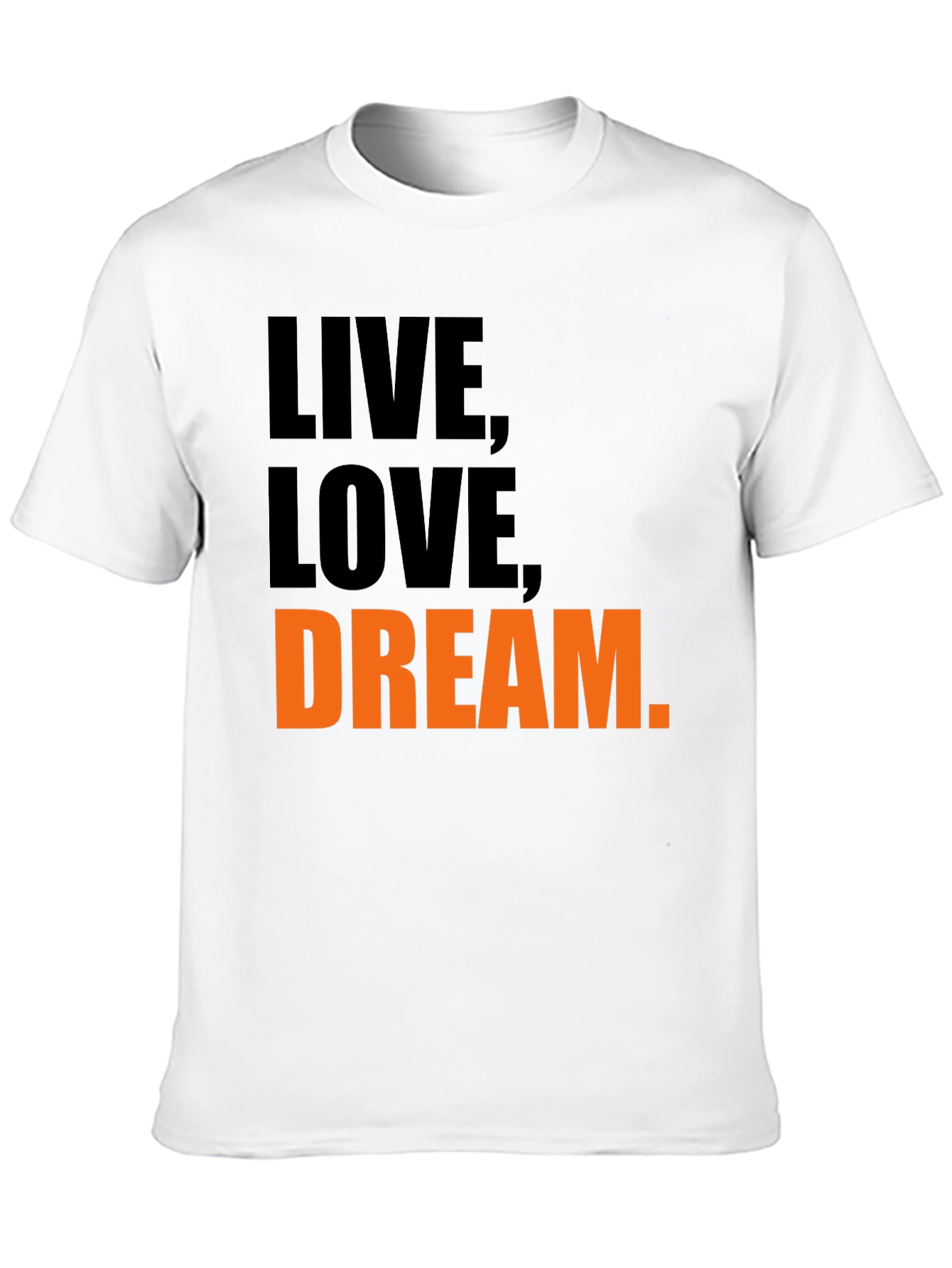 Live Love Dream Graphic Tee - Black