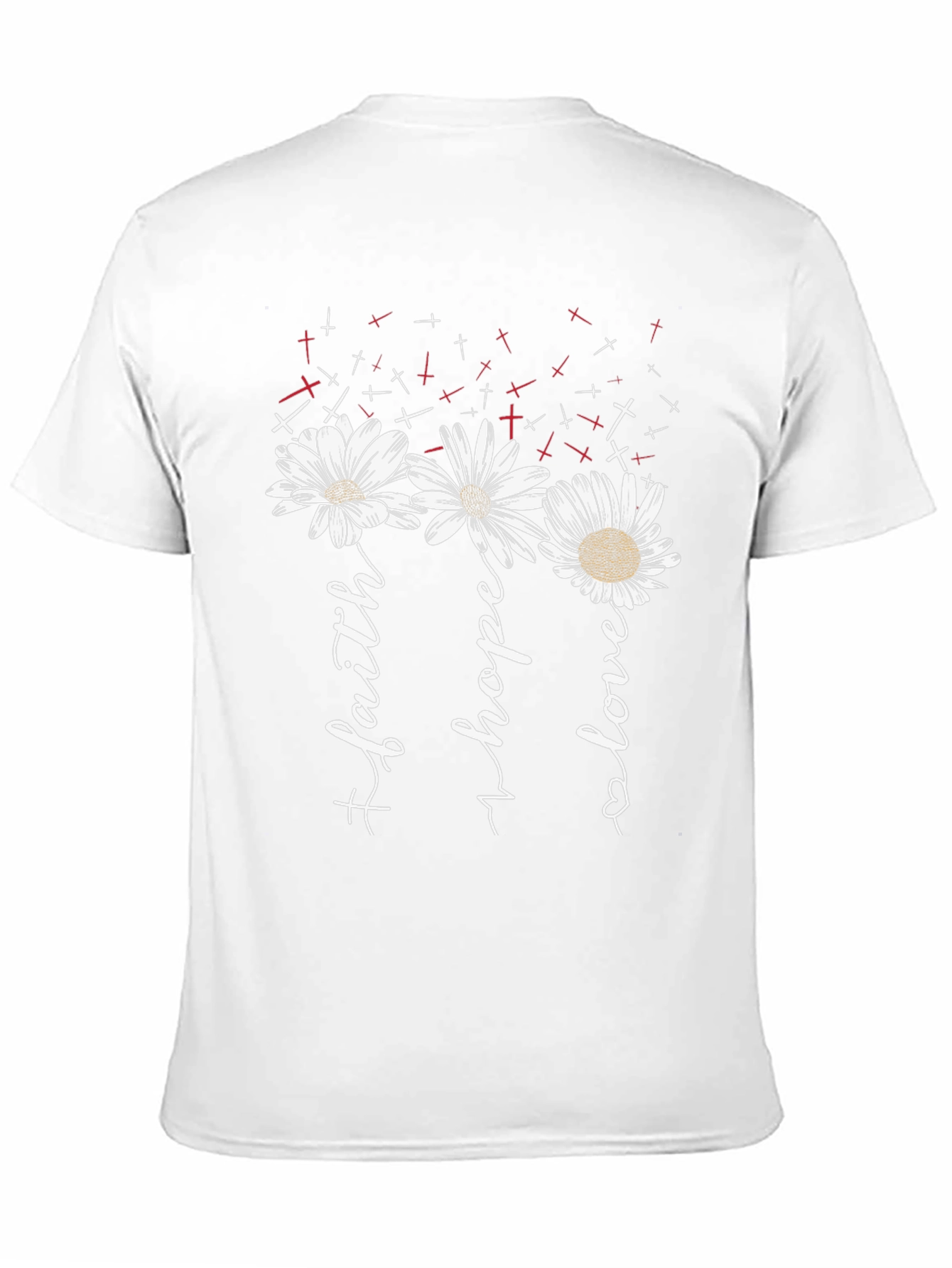 Faith Hope Love Floral T-Shirt