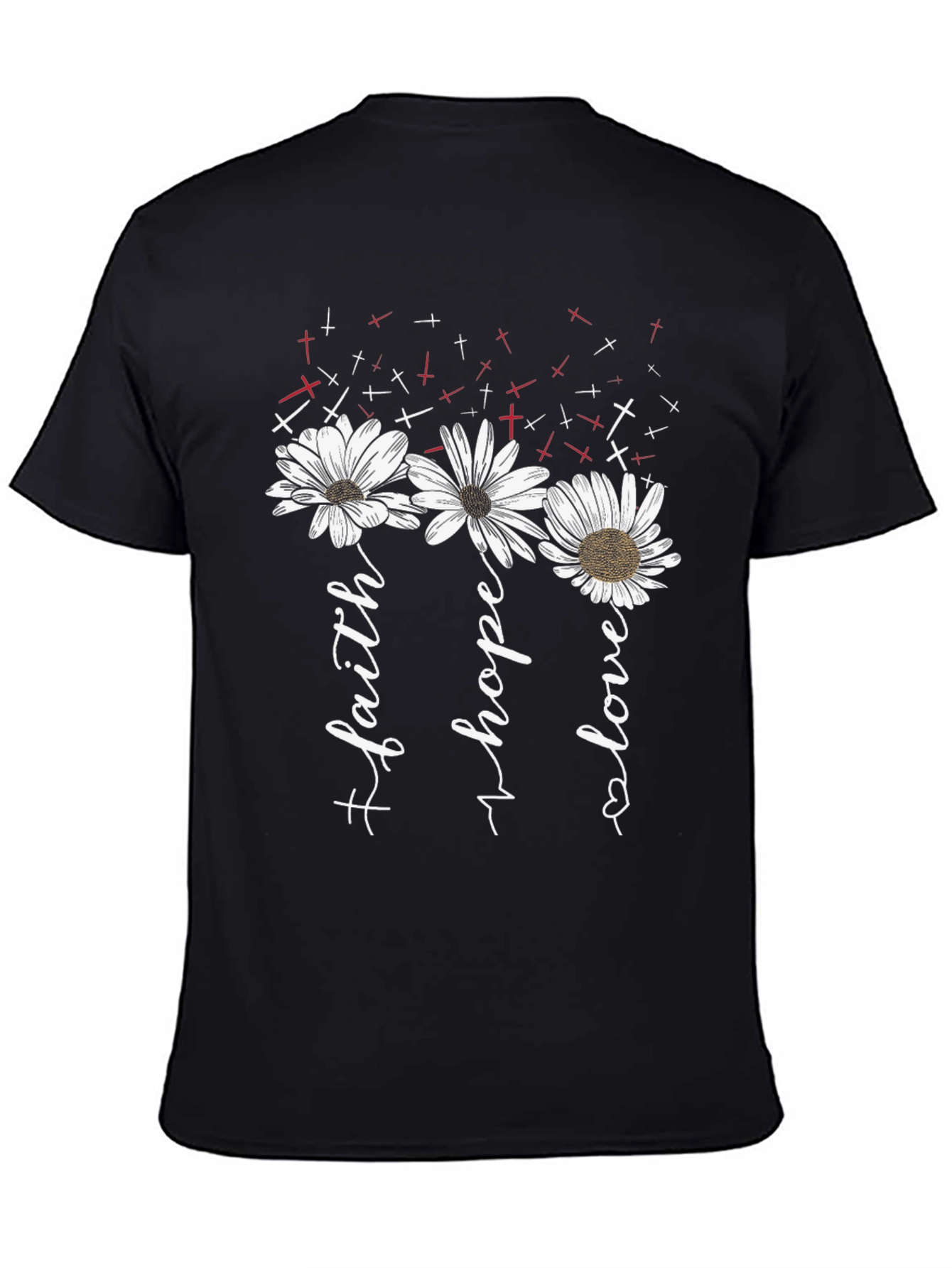 Faith Hope Love Floral T-Shirt