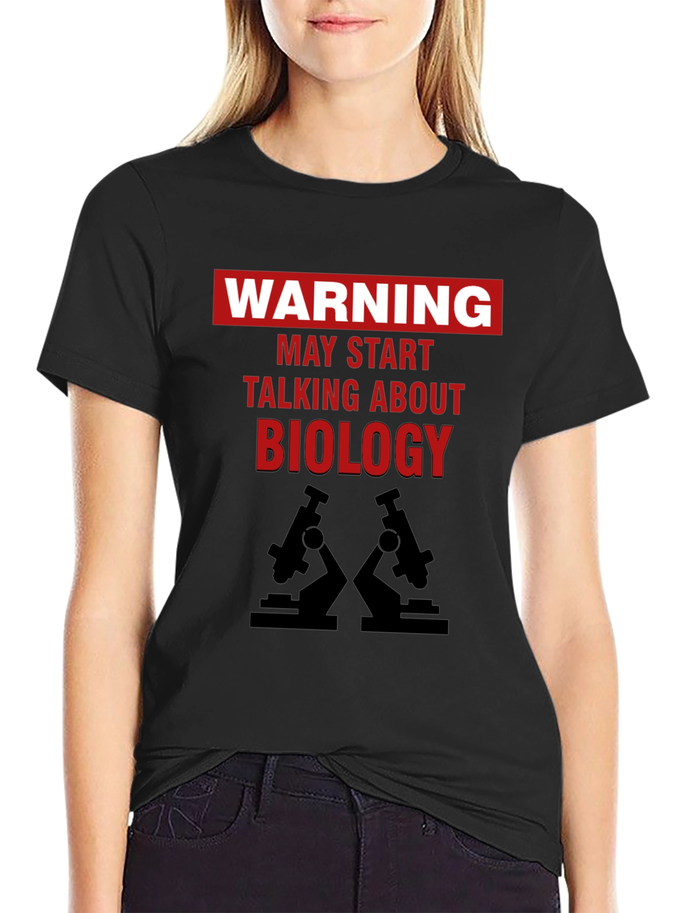 Warning Biology T-Shirt - Funny Science Tee