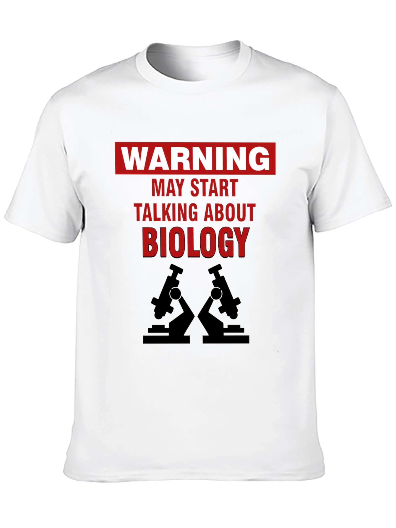 Warning Biology T-Shirt - Funny Science Tee
