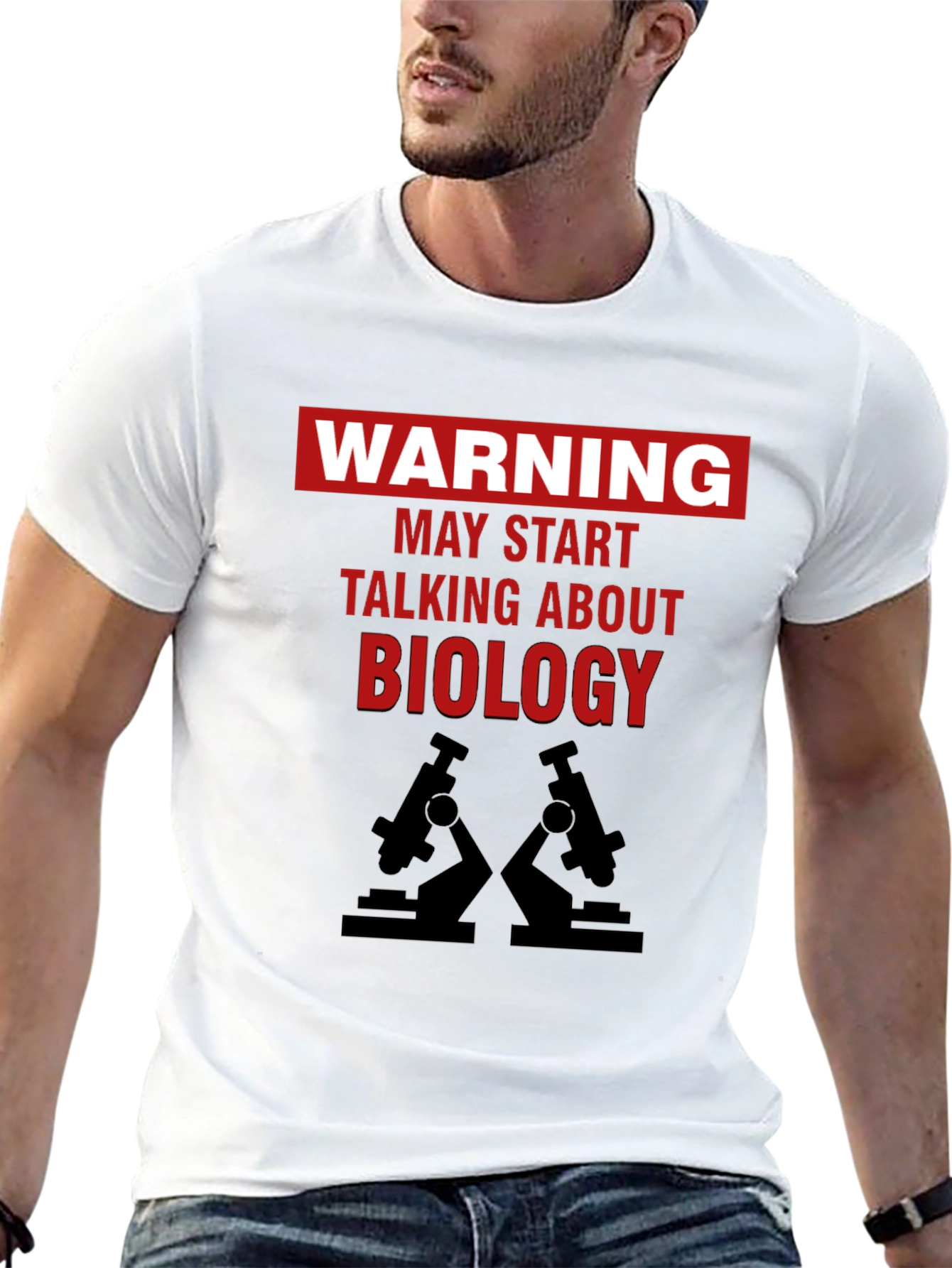 Warning Biology T-Shirt - Funny Science Tee