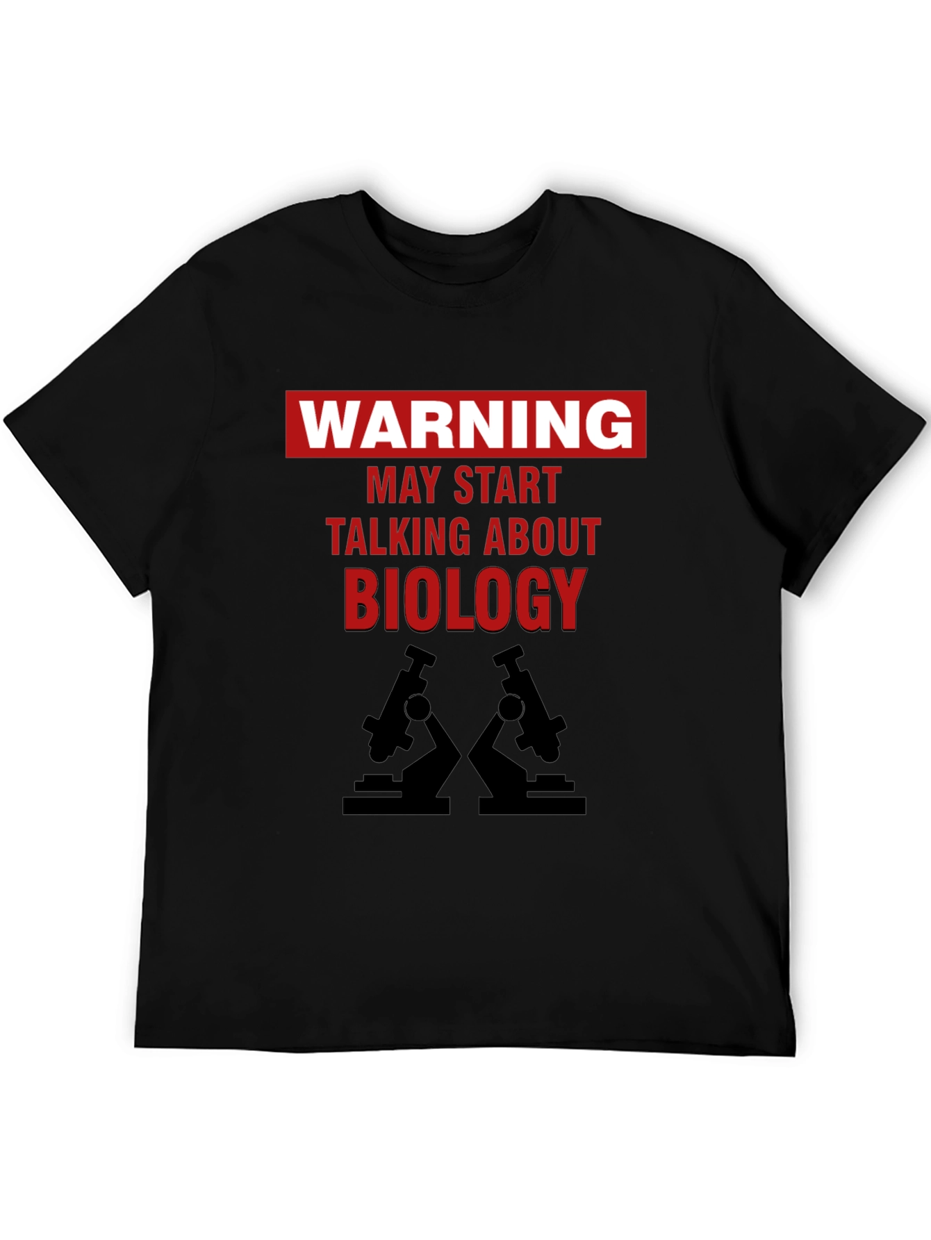 Warning Biology T-Shirt - Funny Science Tee