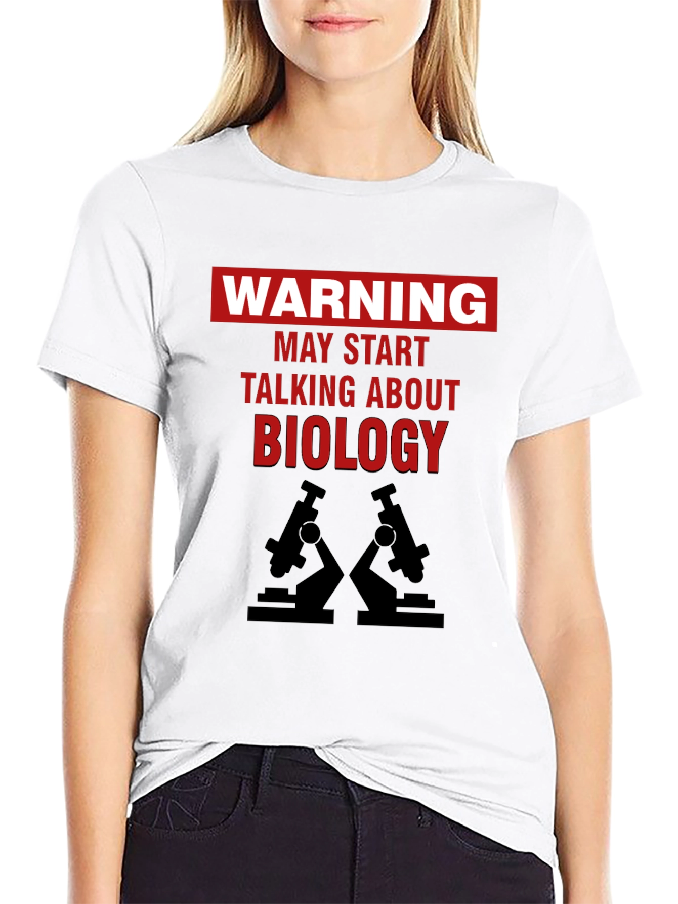 Warning Biology T-Shirt - Funny Science Tee