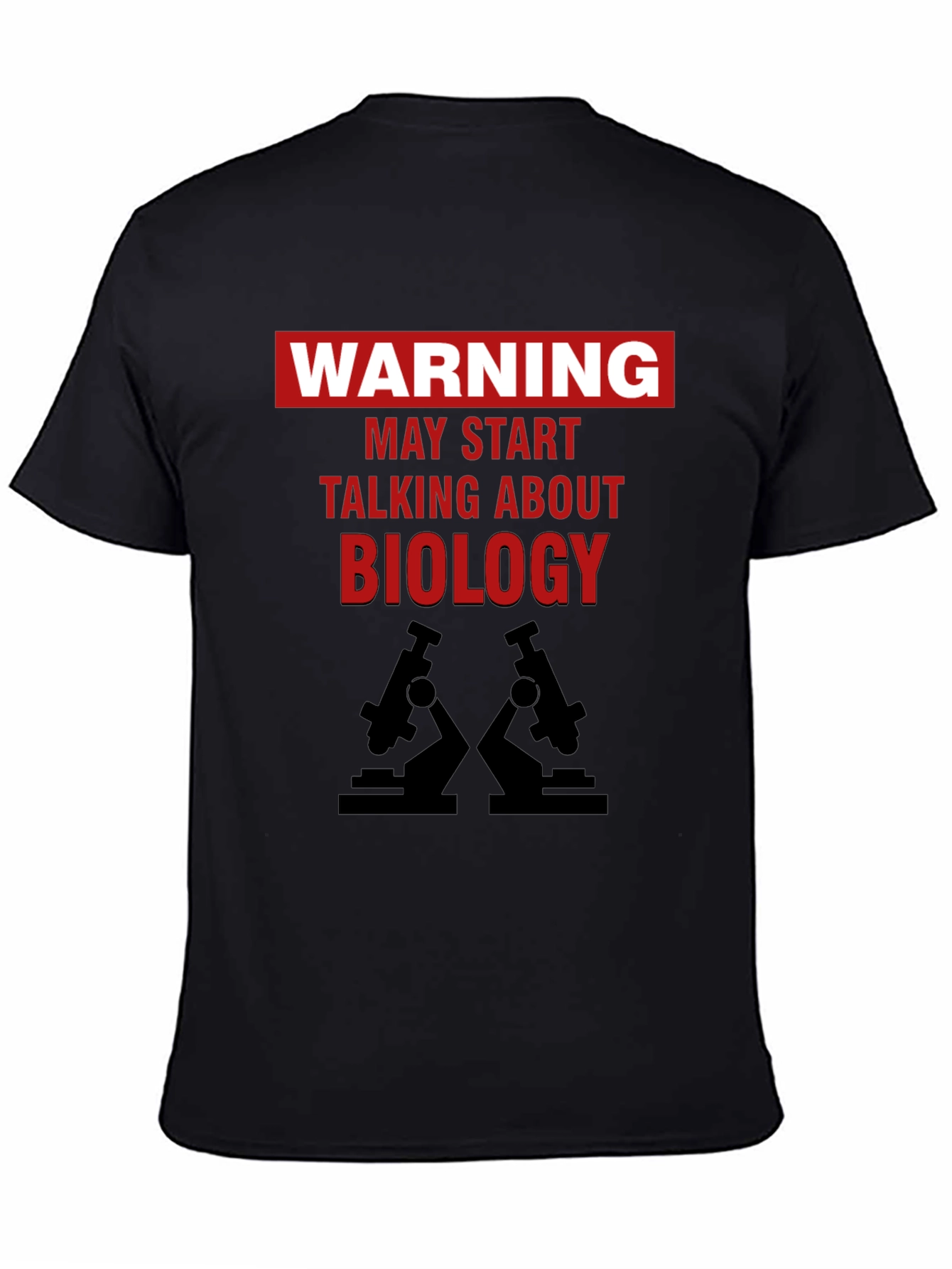 Warning Biology T-Shirt - Funny Science Tee