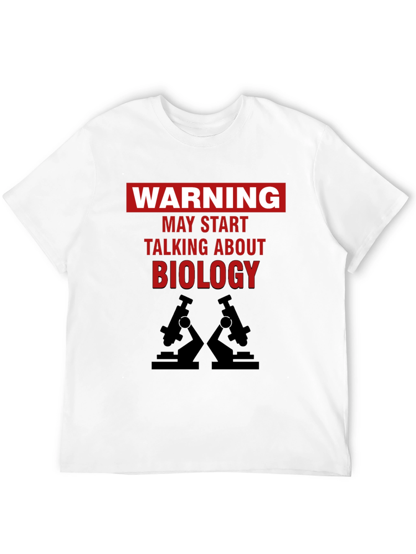 Warning Biology T-Shirt - Funny Science Tee