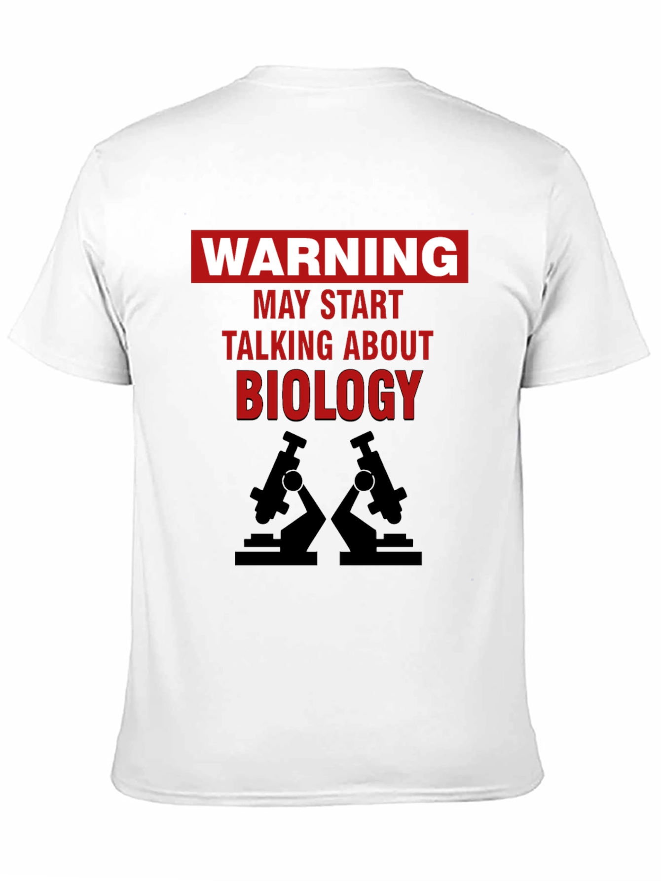 Warning Biology T-Shirt - Funny Science Tee