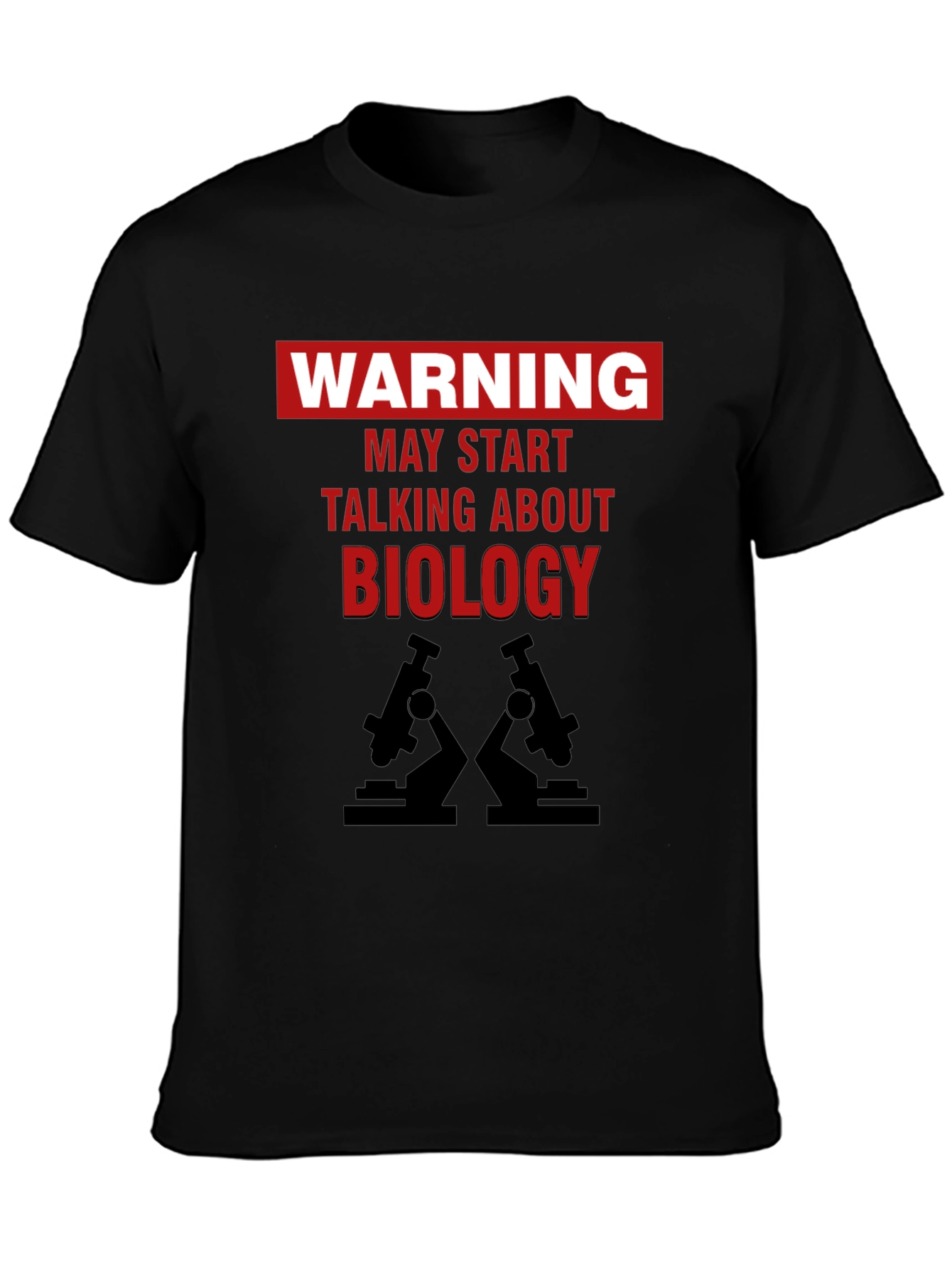 Warning Biology T-Shirt - Funny Science Tee