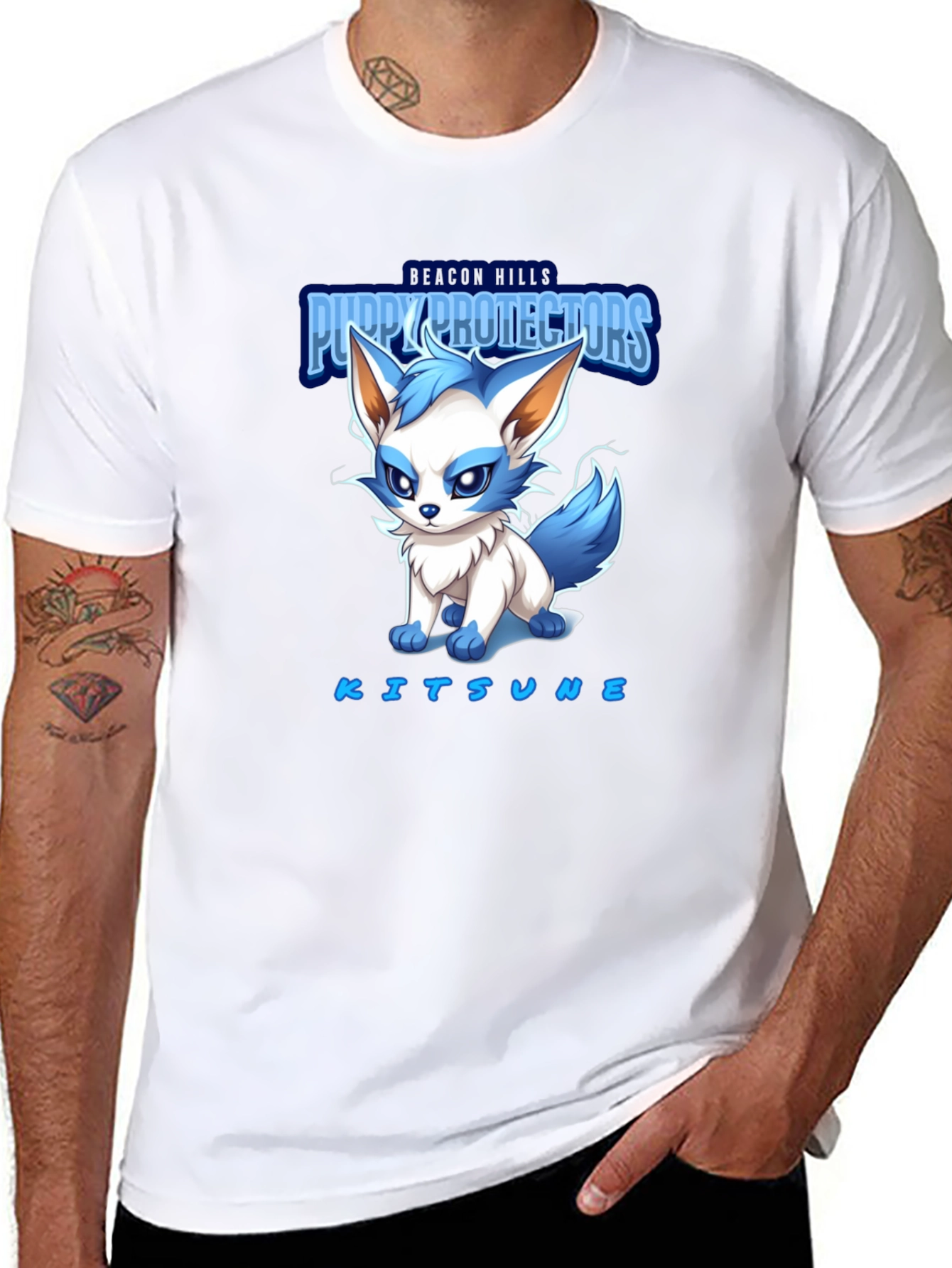Kitsune Puppy Protectors T-Shirt