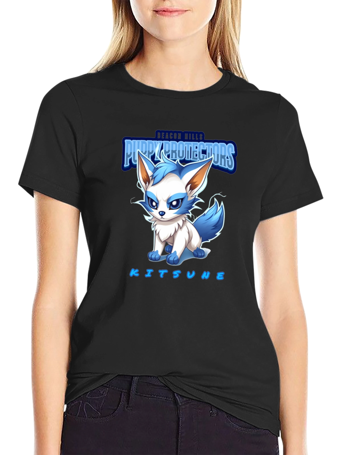 Kitsune Puppy Protectors T-Shirt