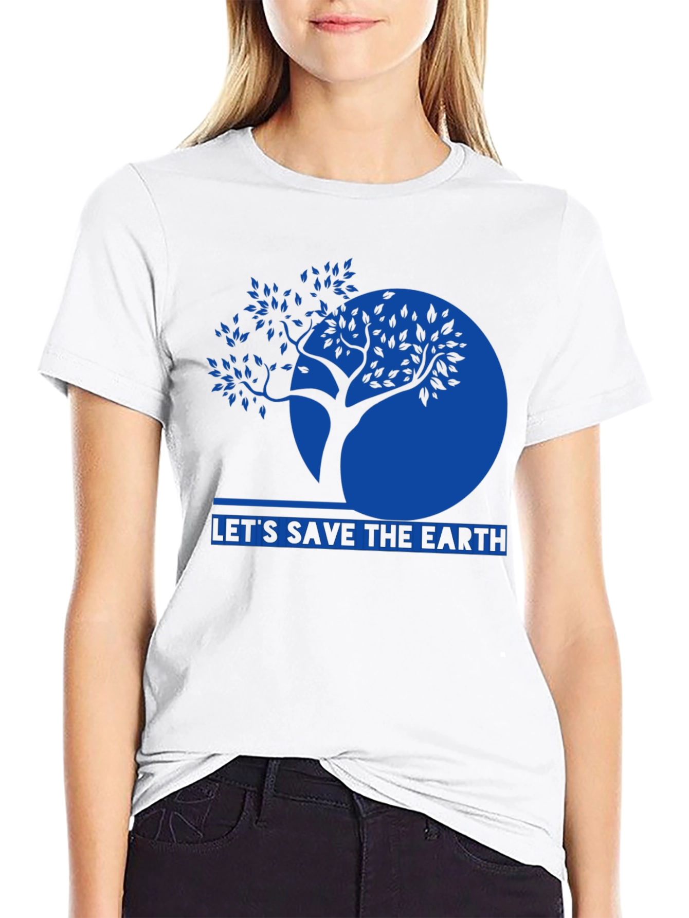Save the Earth Graphic T-Shirt - Eco-Friendly Design