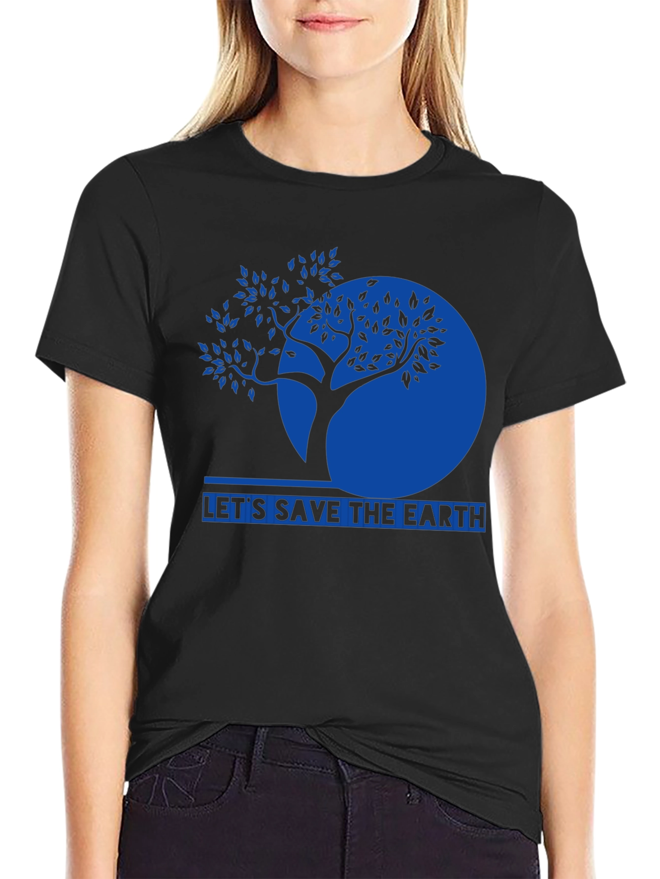 Save the Earth Graphic T-Shirt - Eco-Friendly Design